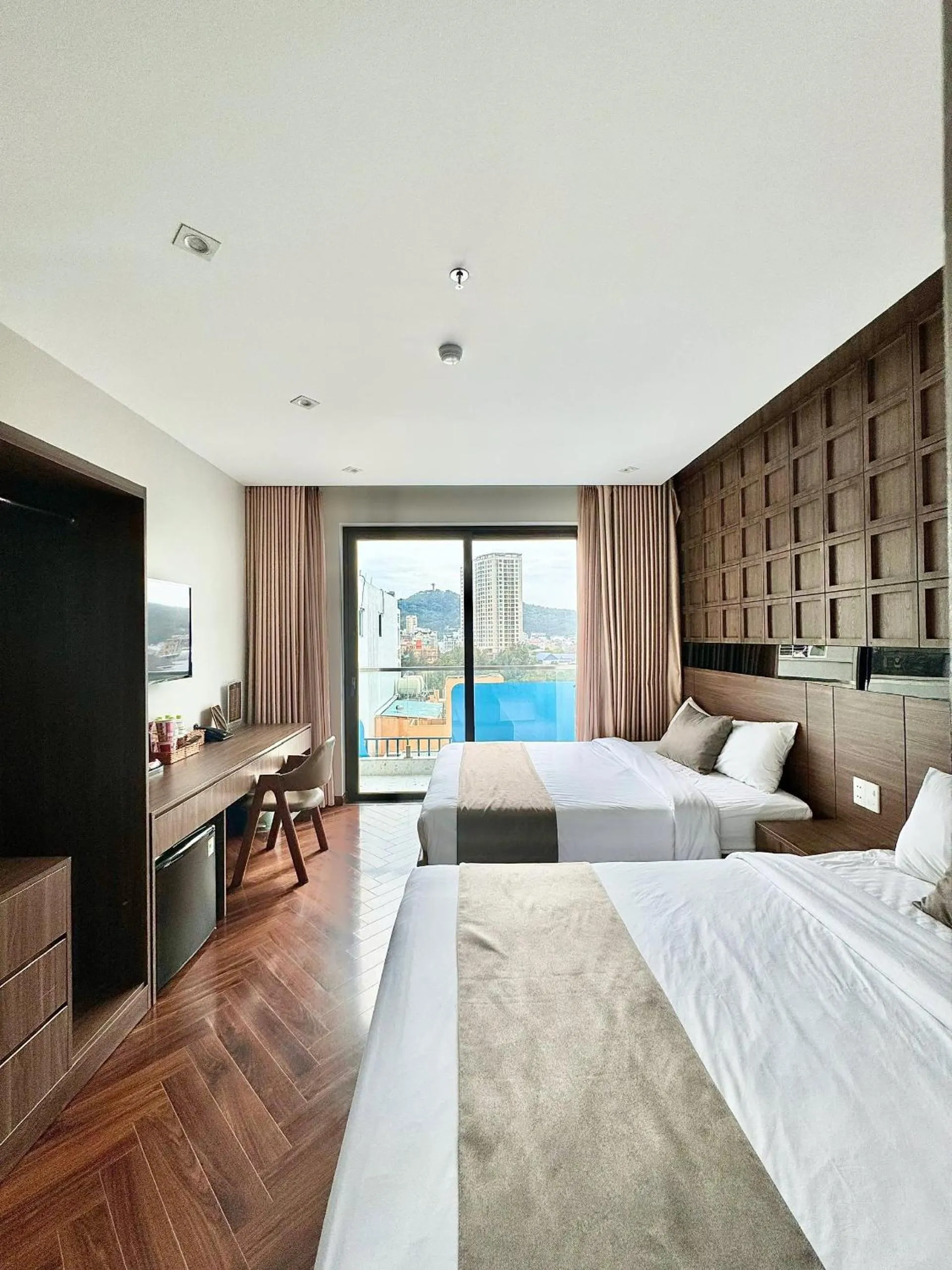 Bed in Hải Long Hotel 2