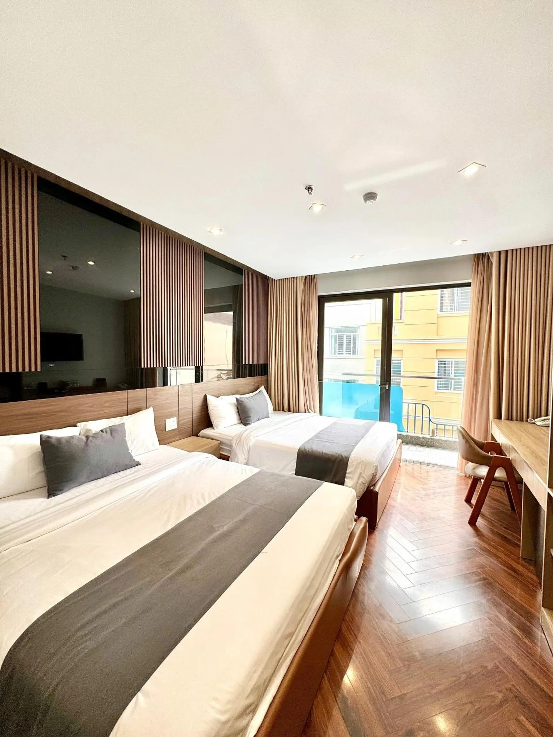 Bed in Hải Long Hotel 2