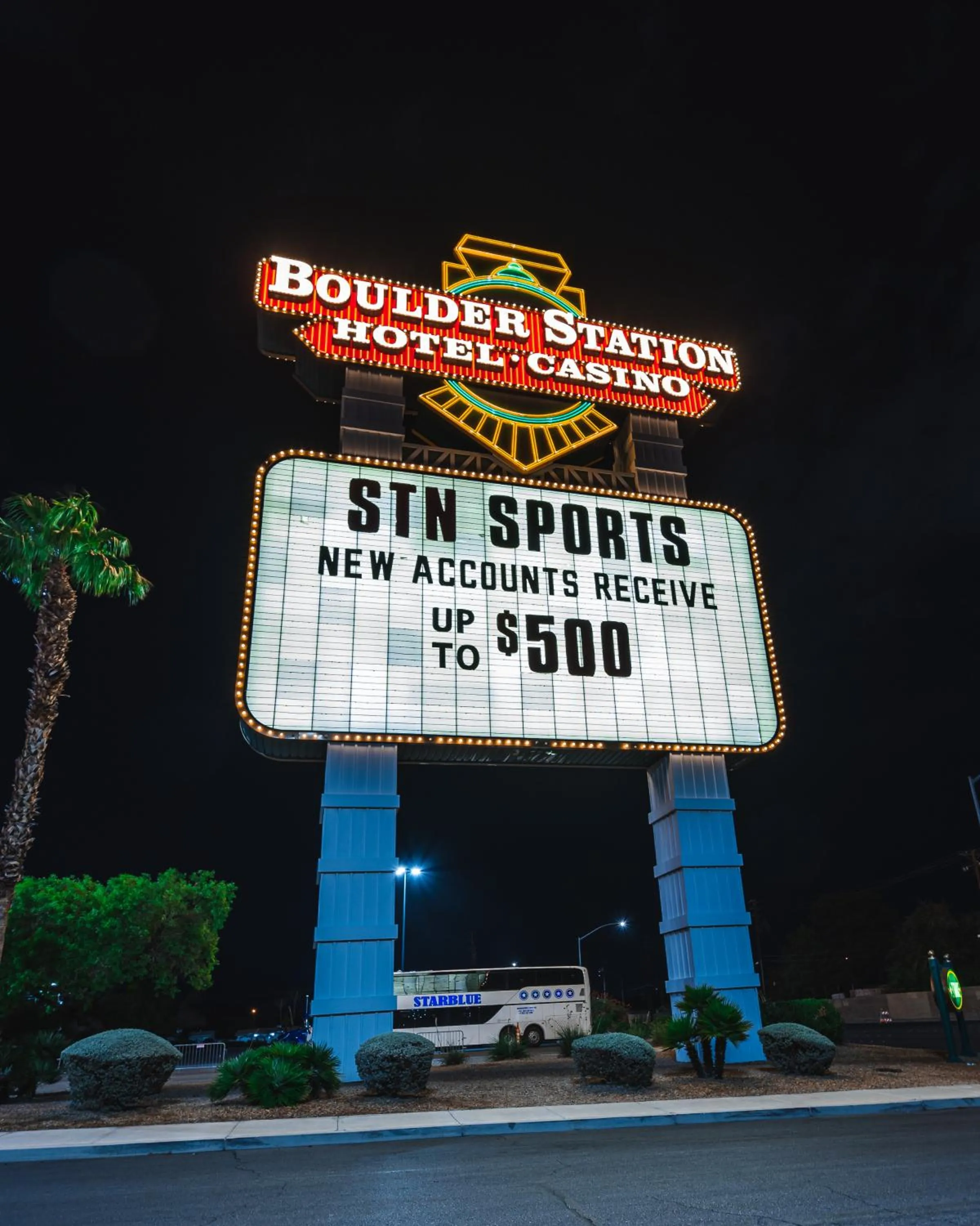 Property logo or sign in Boulder Station Hotel & Casino