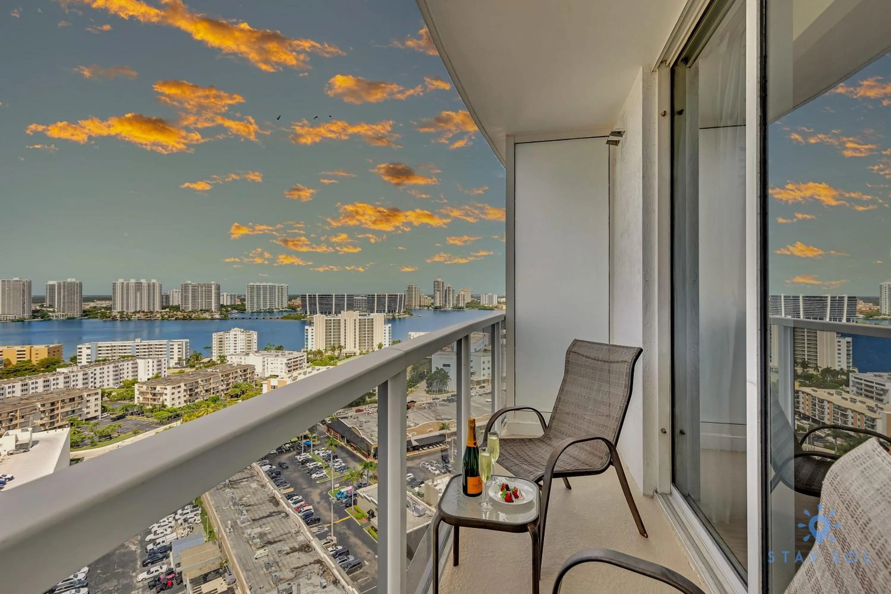 Luxurious Beach Resort Balcony