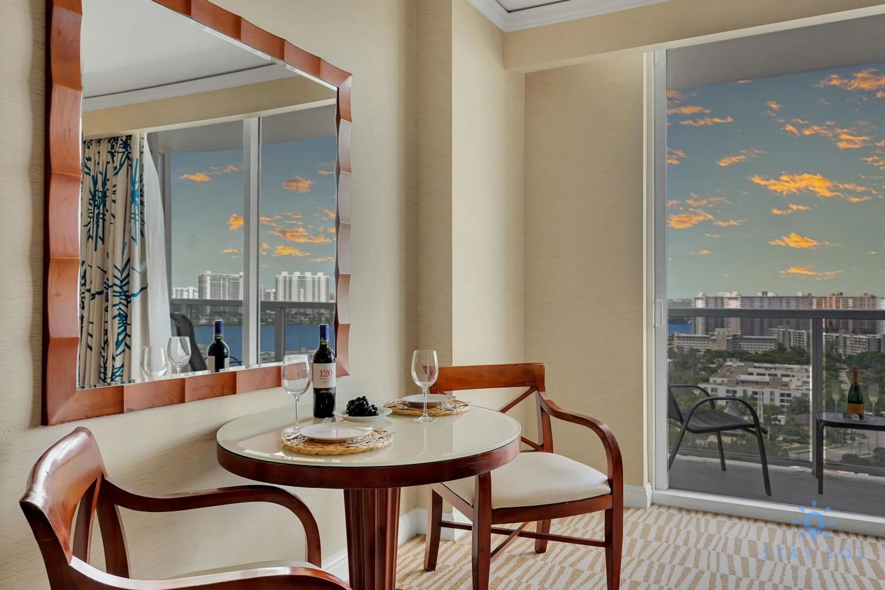 Luxurious Beach Resort Balcony