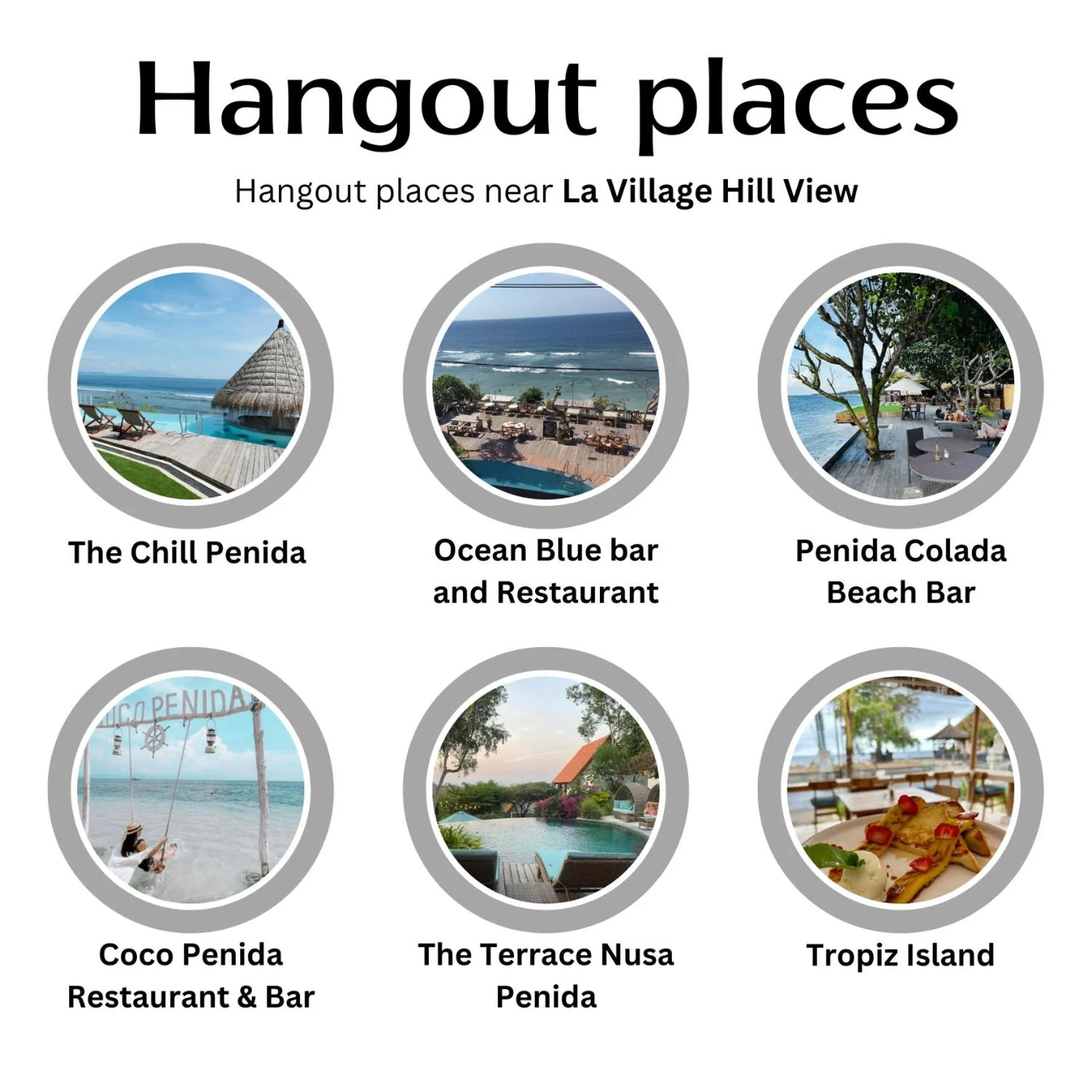 Activities in La Village Hill View