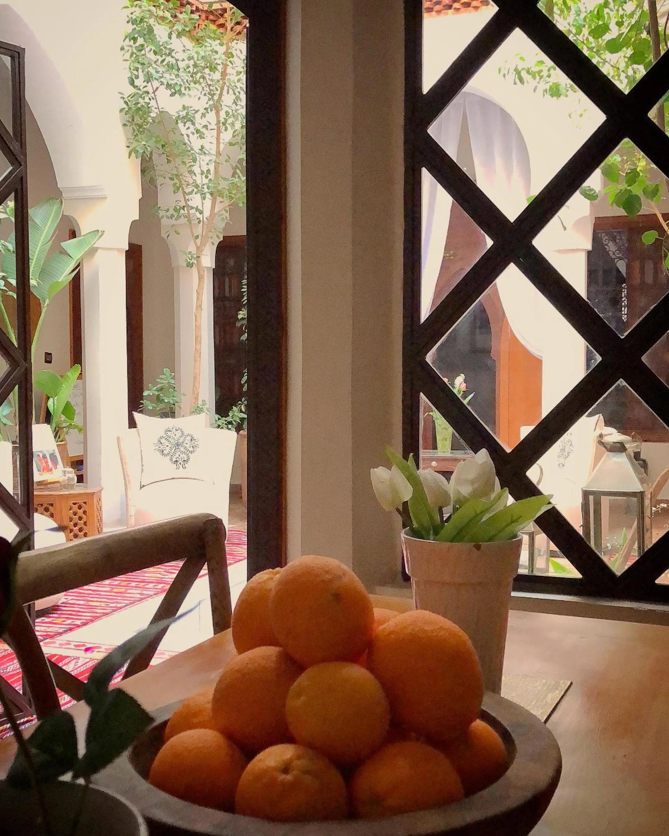 Seating area in Riad Anais Marrakech