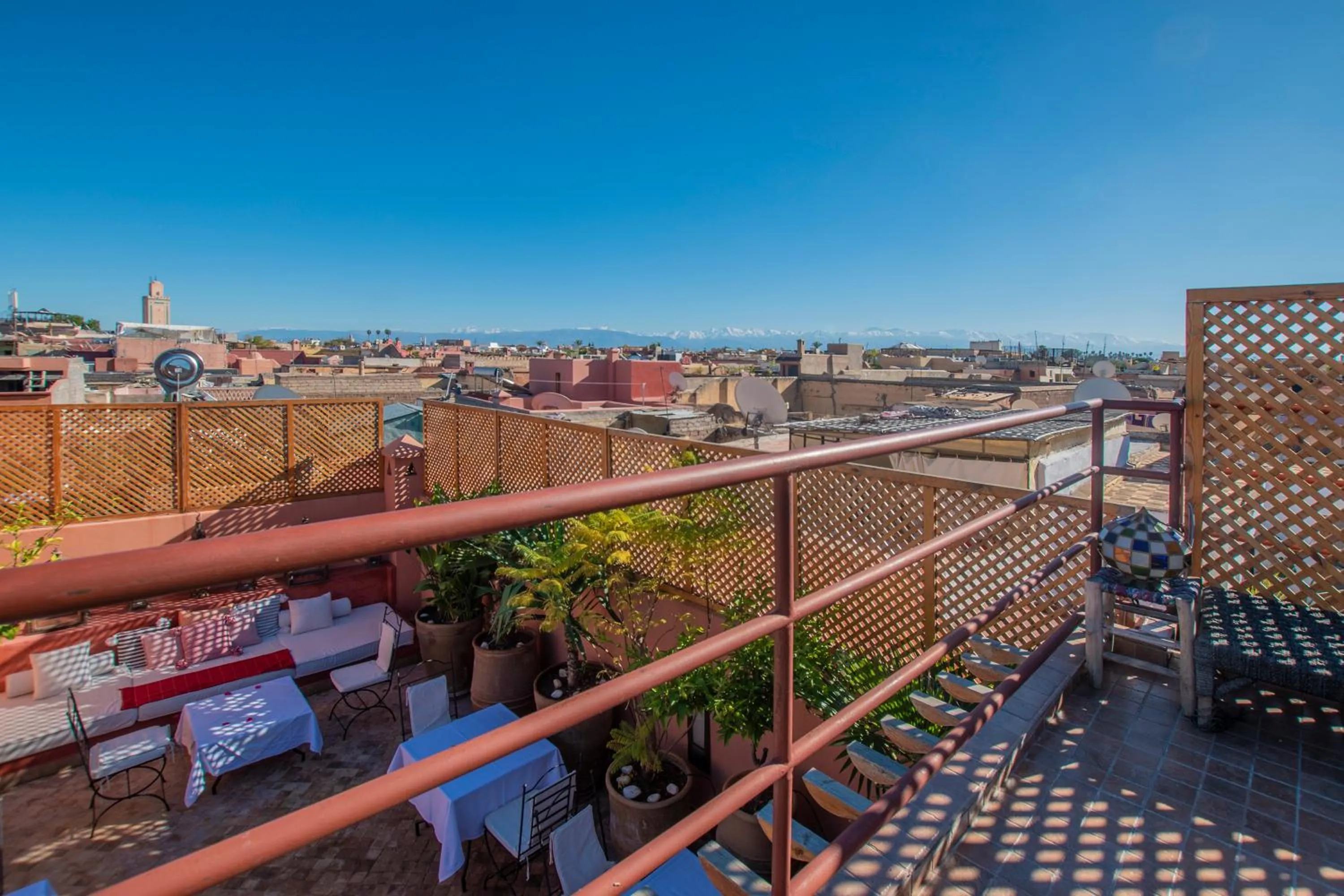Balcony/Terrace in Riad Anais Marrakech
