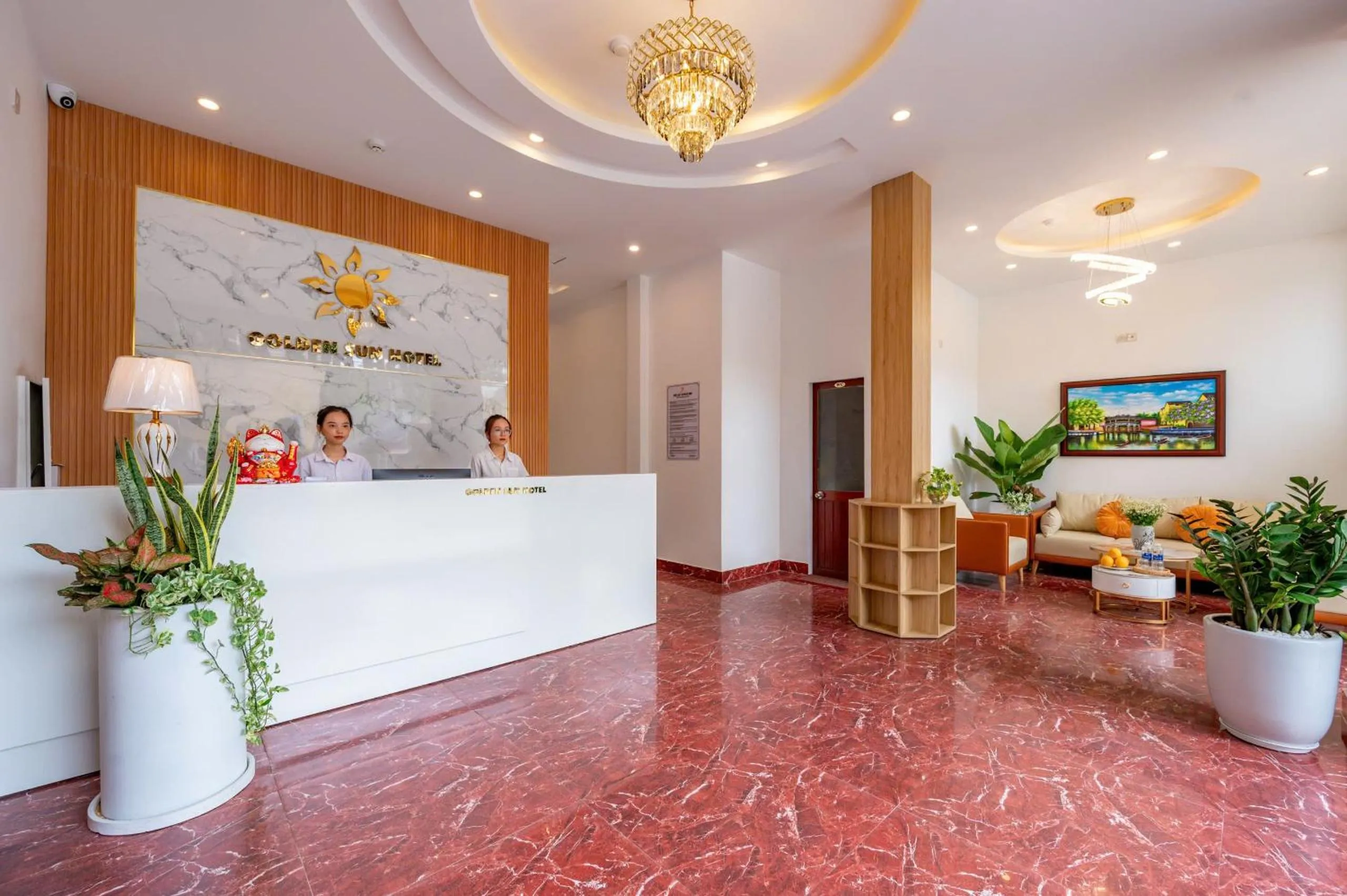 Staff in Golden Sun Hotel Hoi An