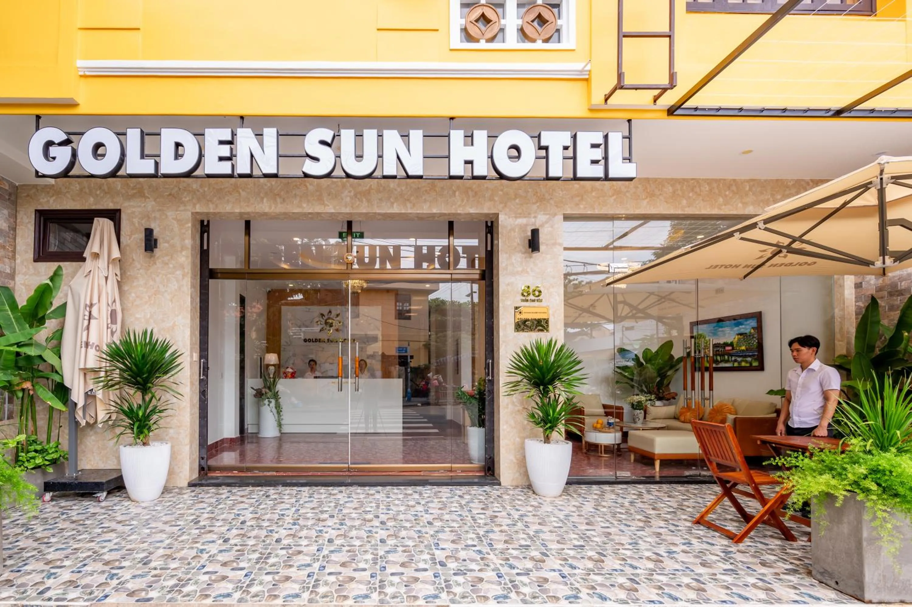 Property building in Golden Sun Hotel Hoi An