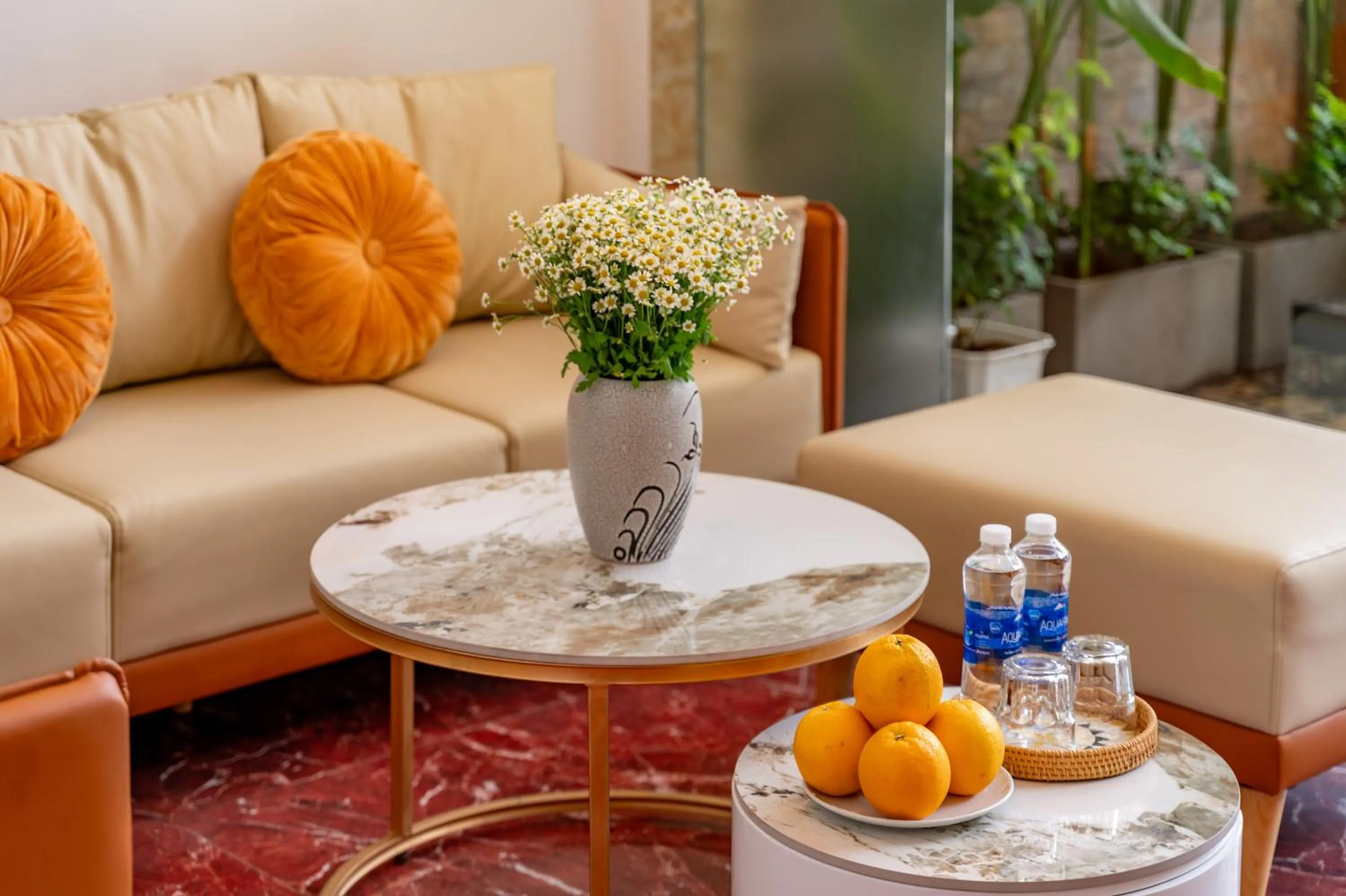 Living room in Golden Sun Hotel Hoi An