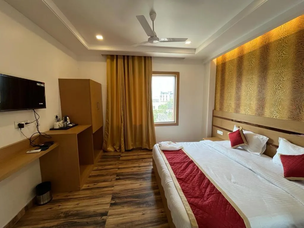 Bed in Hotel Royal Casa