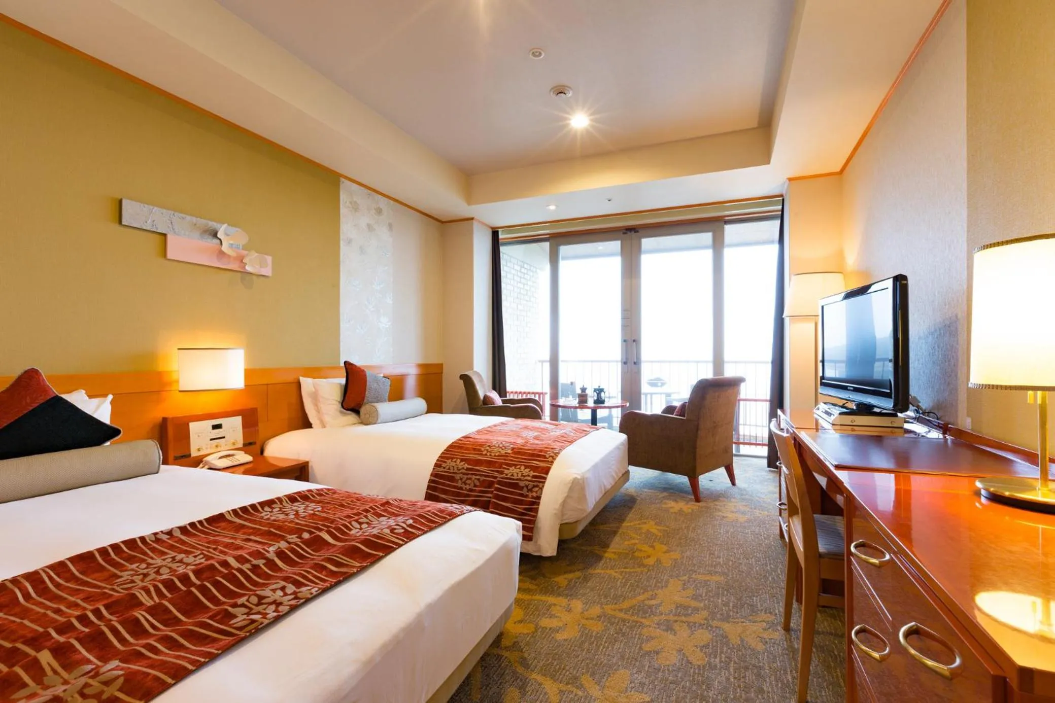 Photo of the whole room, Bed in Karuizawa Asama Prince Hotel