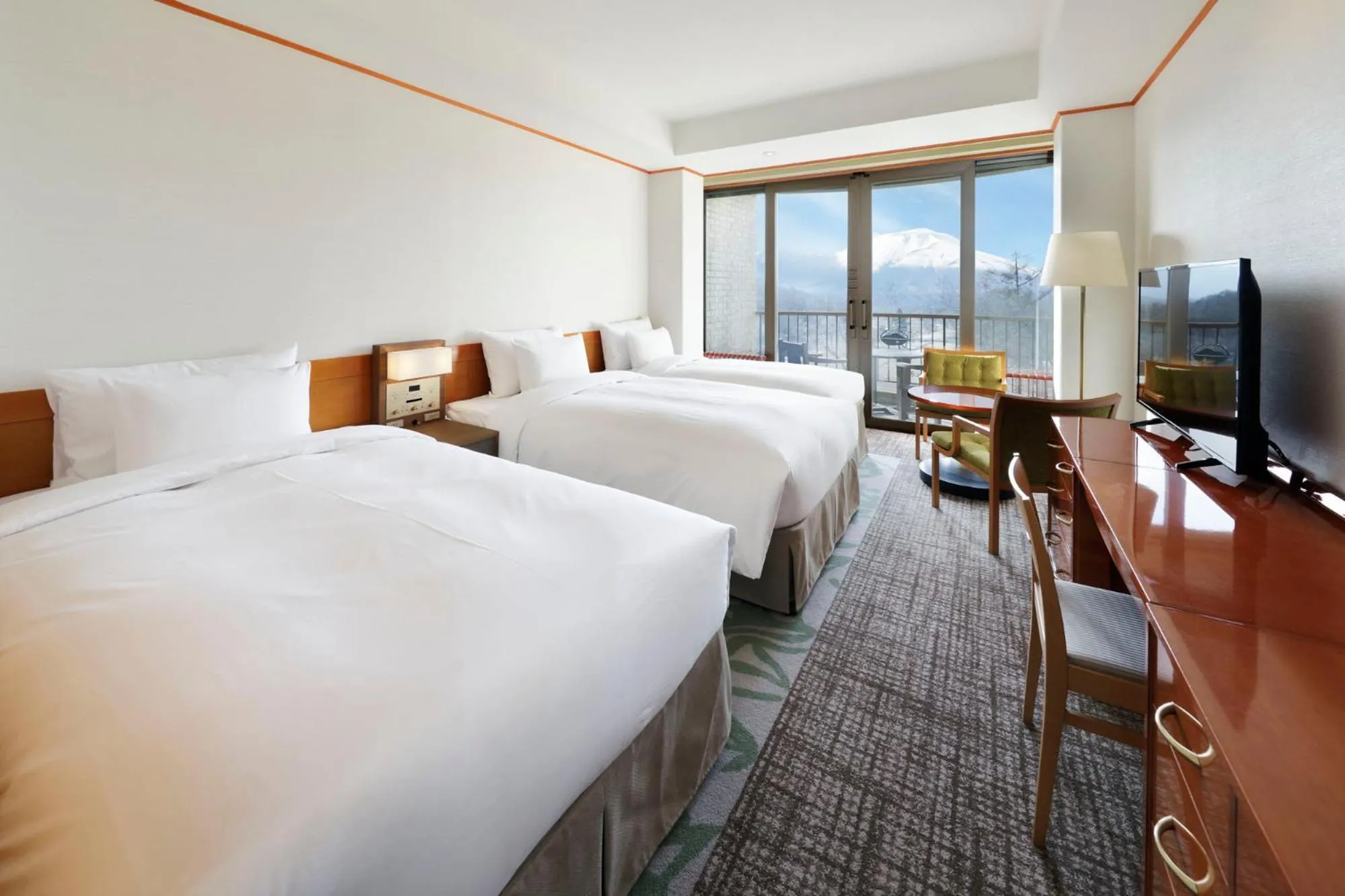 Bedroom, Bed in Karuizawa Asama Prince Hotel