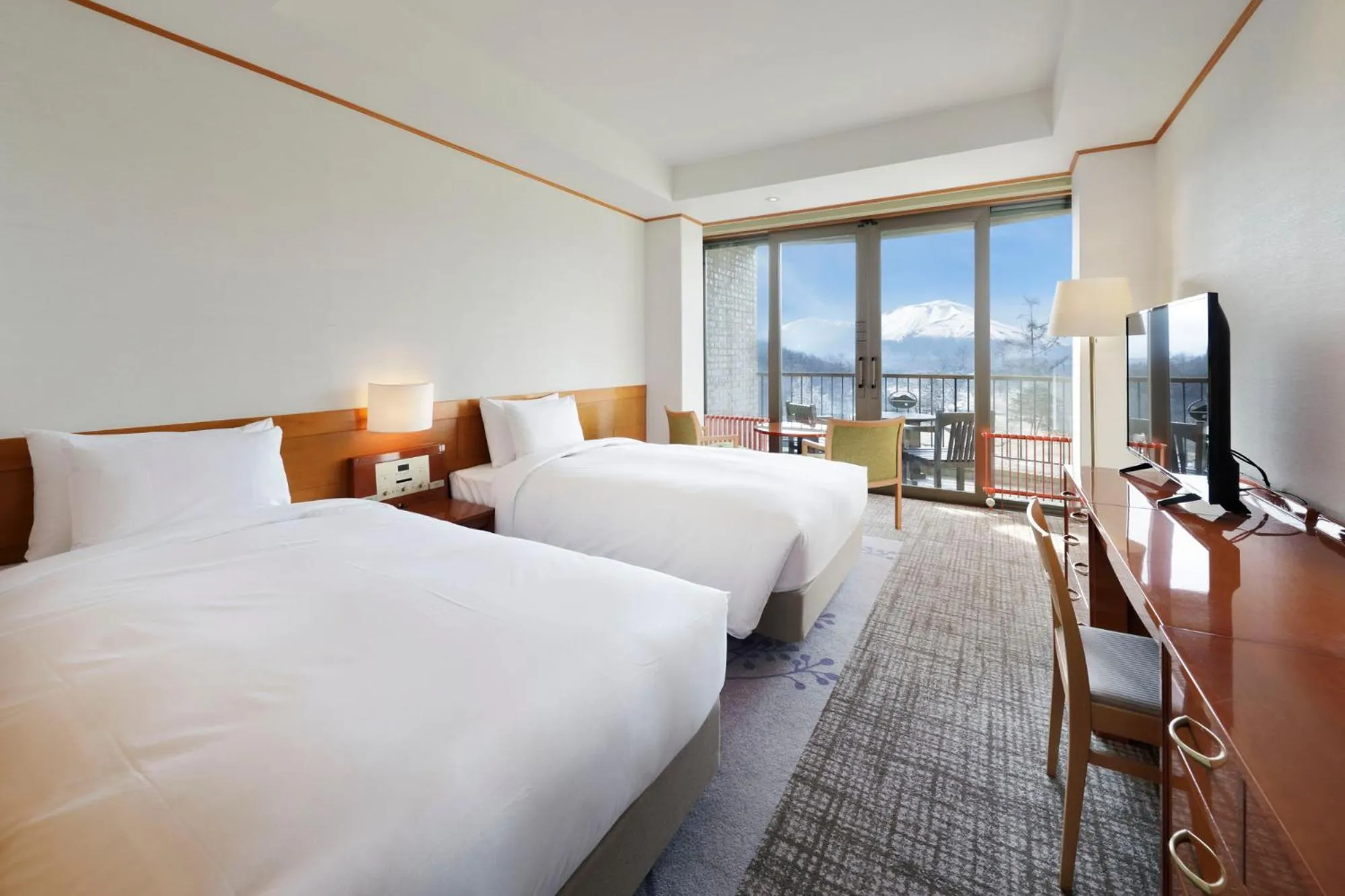 Bedroom, Bed in Karuizawa Asama Prince Hotel