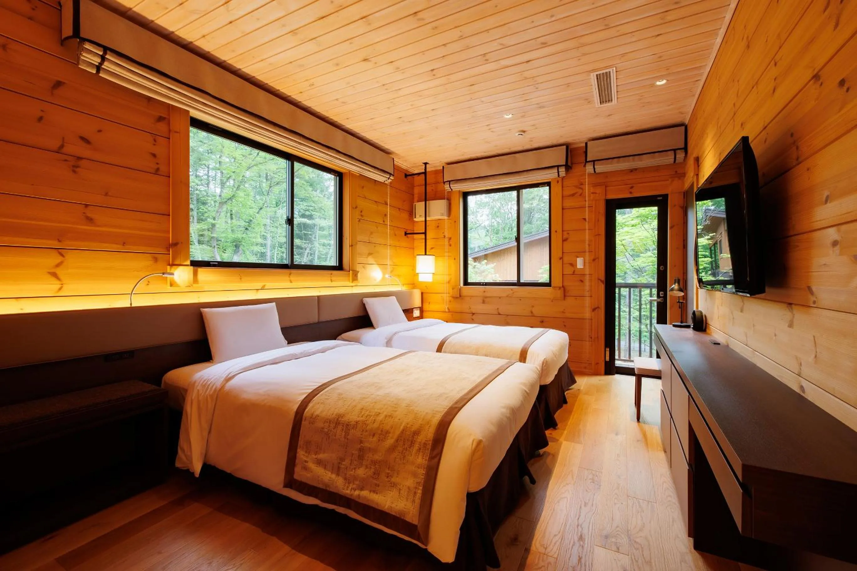 Bedroom, Bed in Karuizawa Asama Prince Hotel