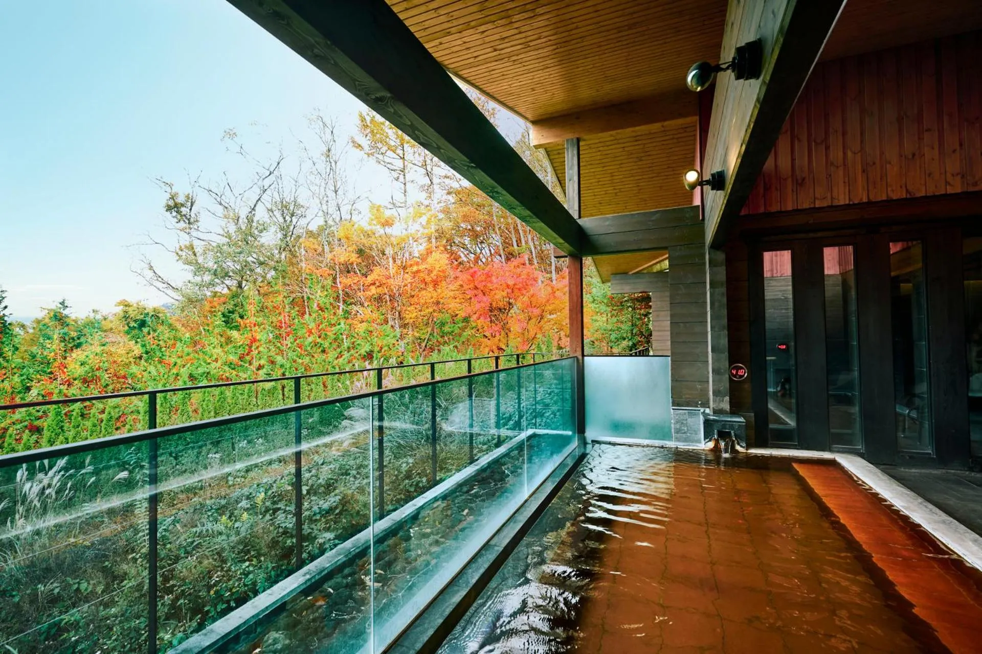 Hot Spring Bath in Karuizawa Asama Prince Hotel