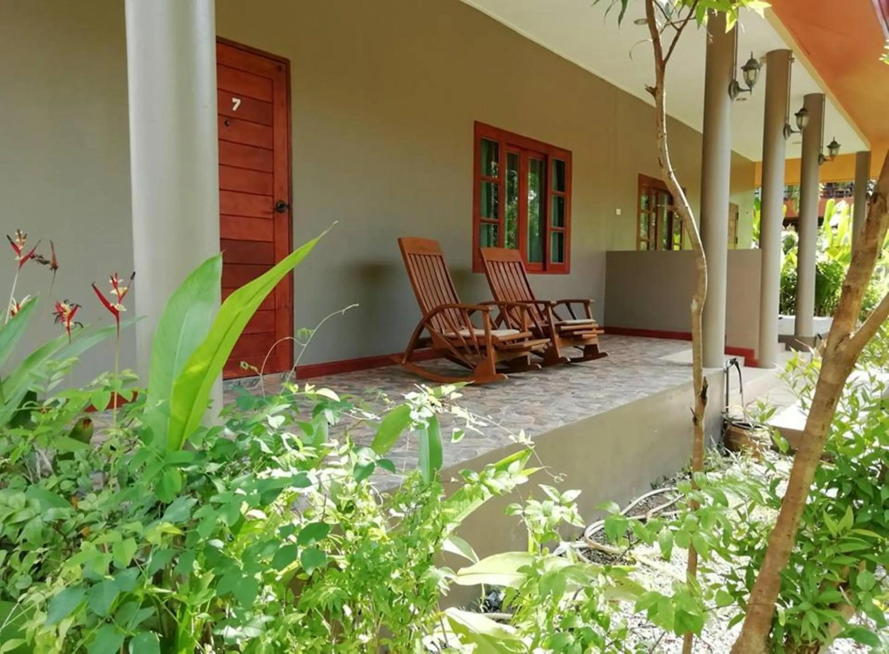 Balcony/Terrace in Lanta Wanida Resort