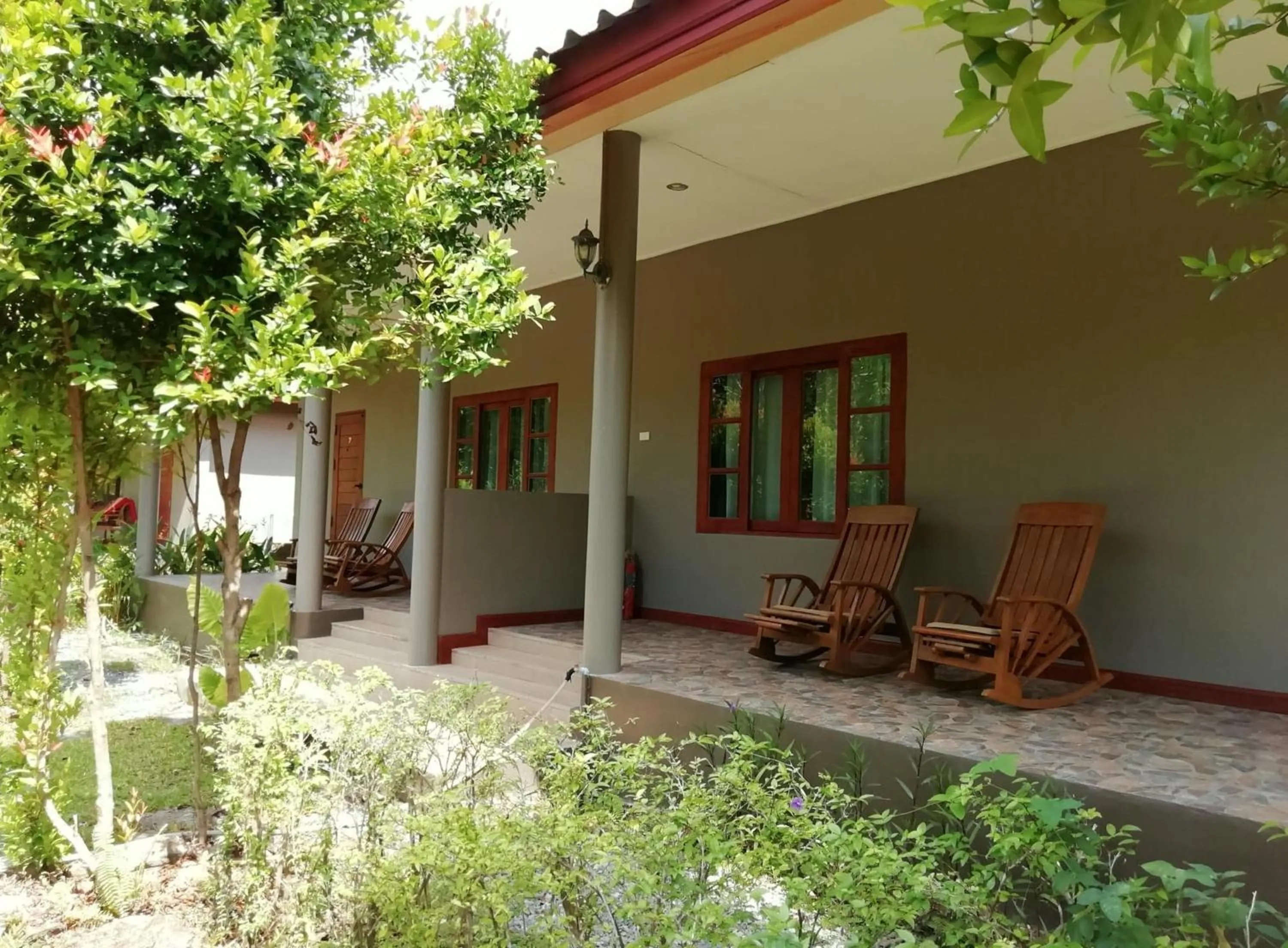 Balcony/Terrace in Lanta Wanida Resort