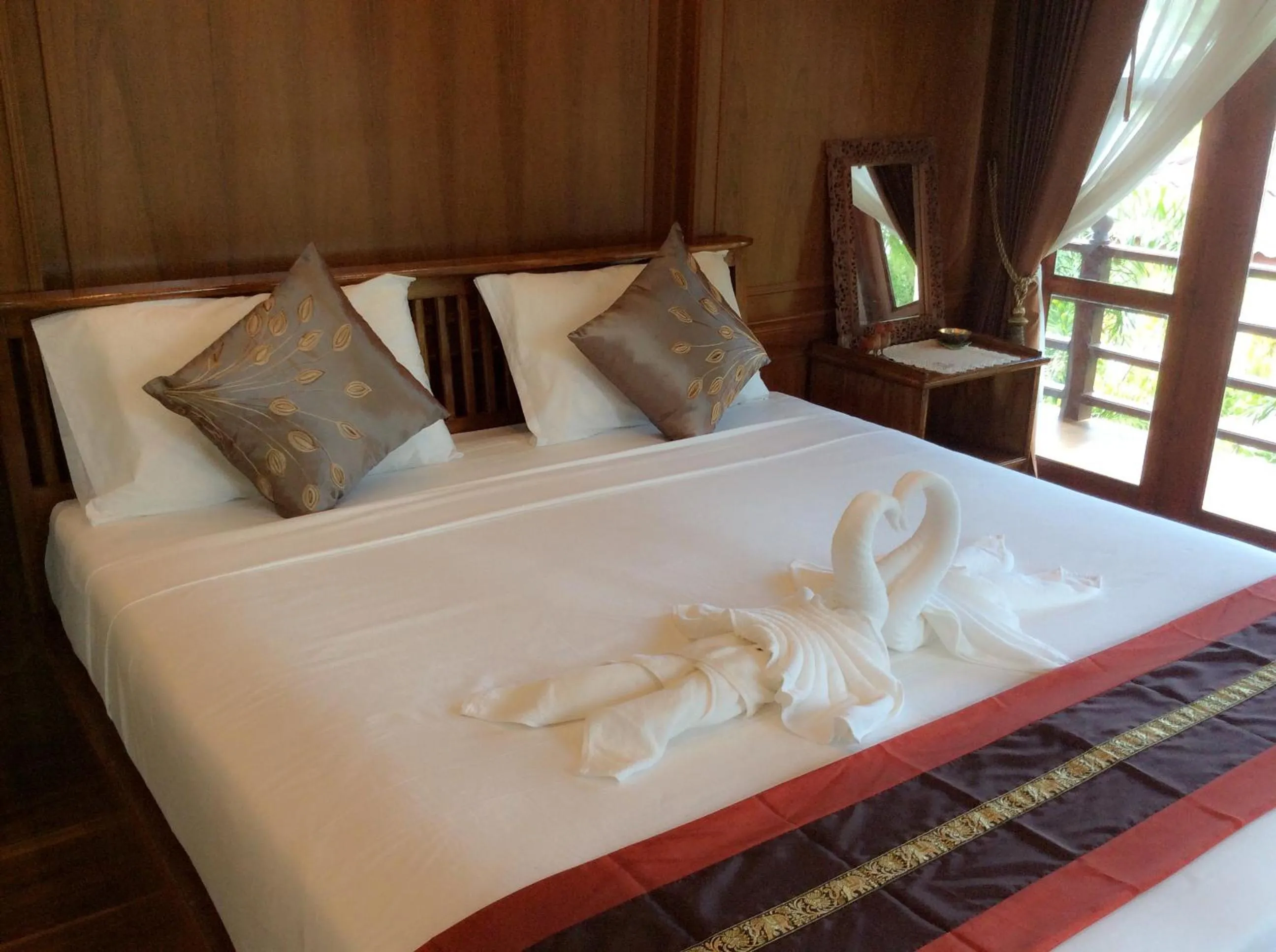 Bed in Lanta Wanida Resort