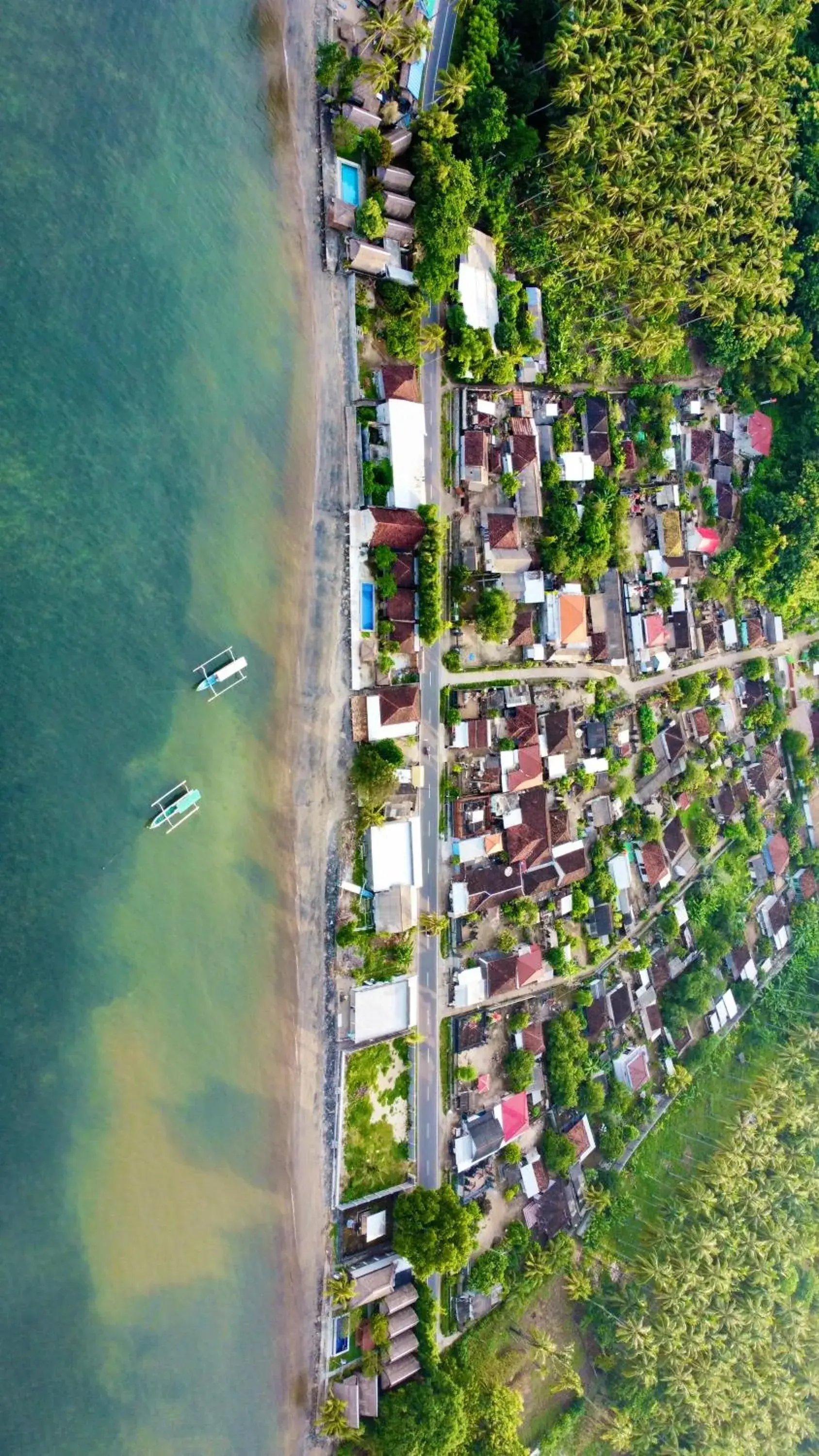 Sea view in Krisna Bungalows and Restaurant Sea view in Krisna Bungalows and Restaurant