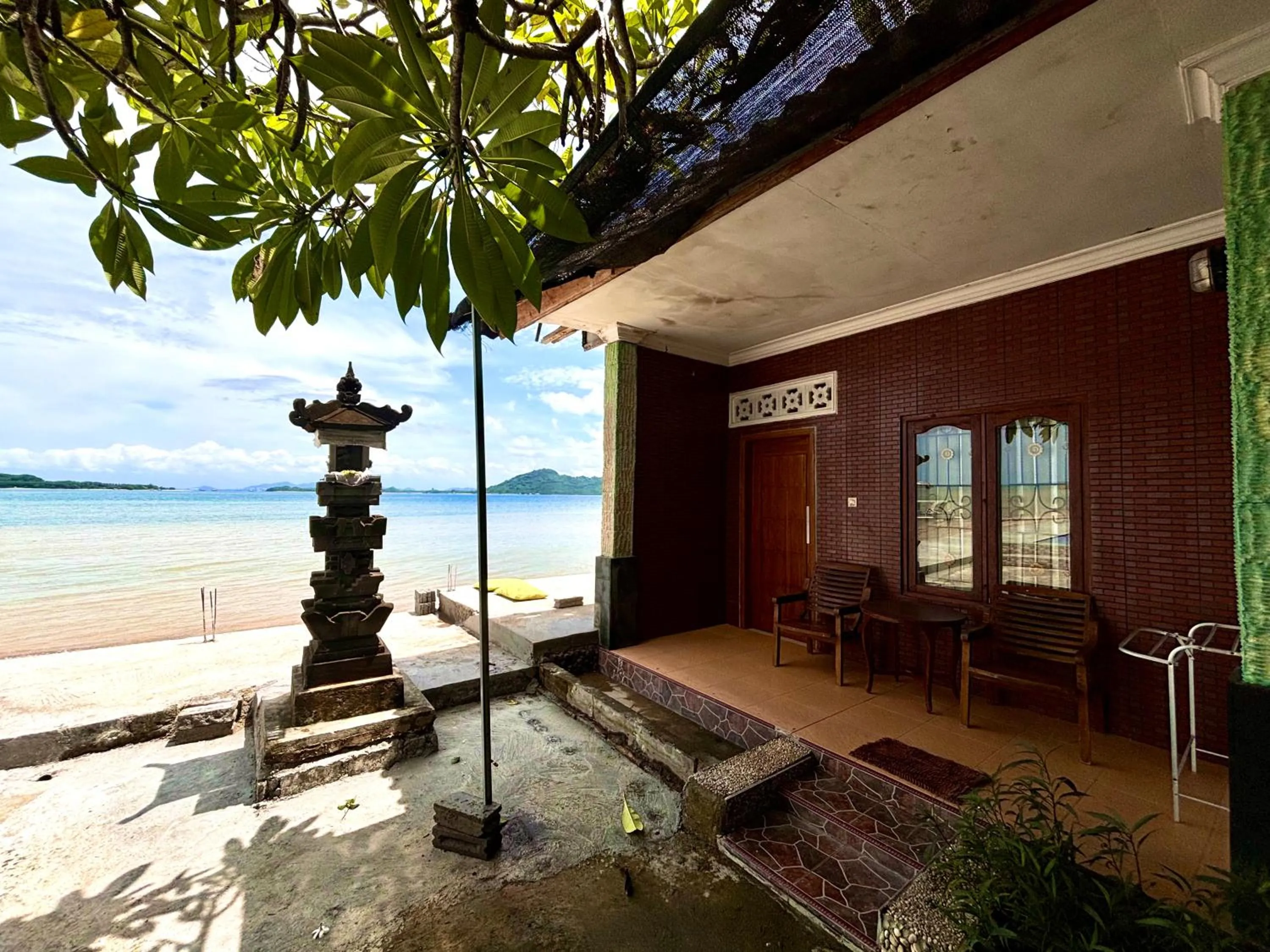 Sea view in Krisna Bungalows and Restaurant