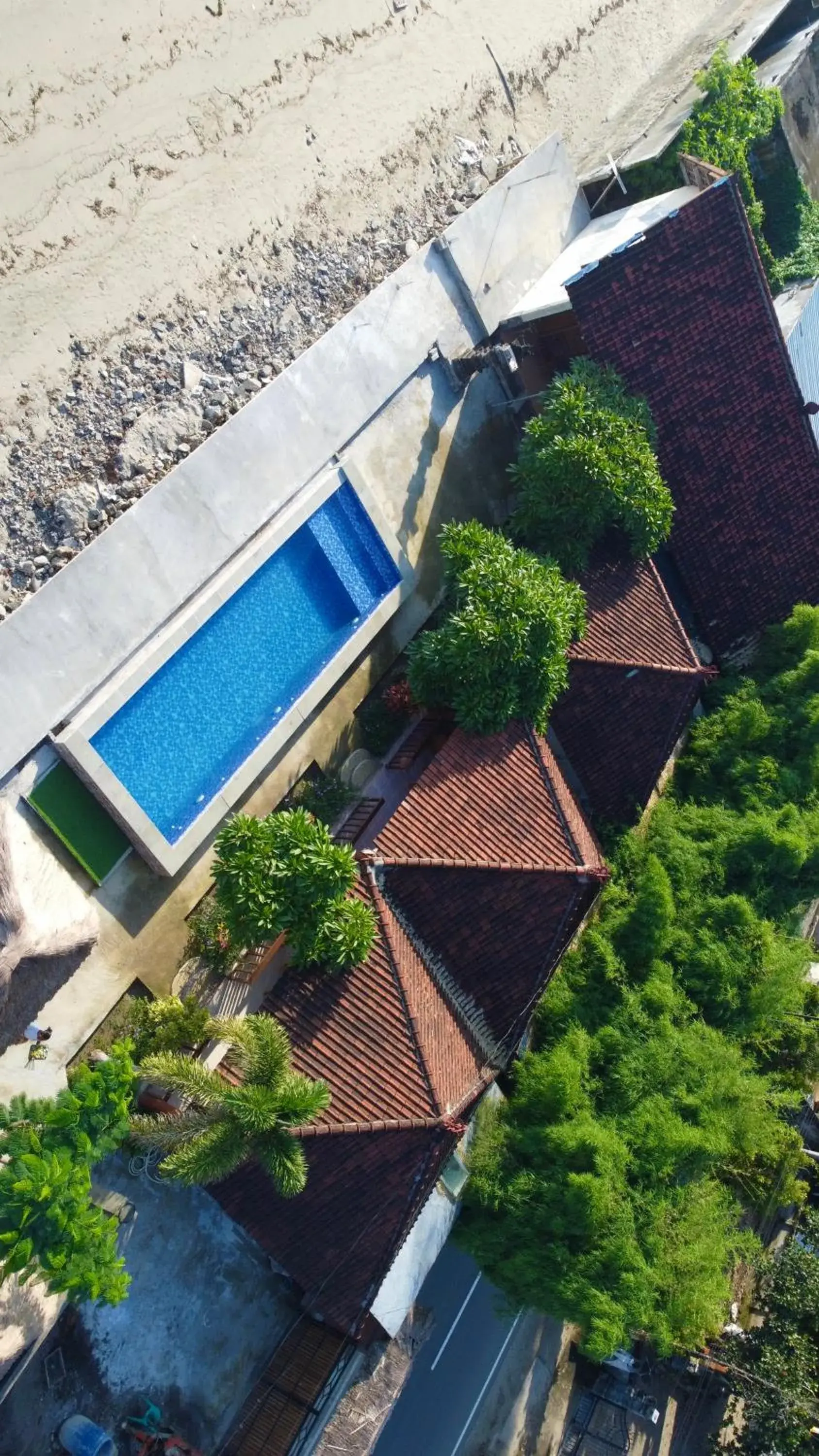 Property building in Krisna Bungalows and Restaurant Property building in Krisna Bungalows and Restaurant