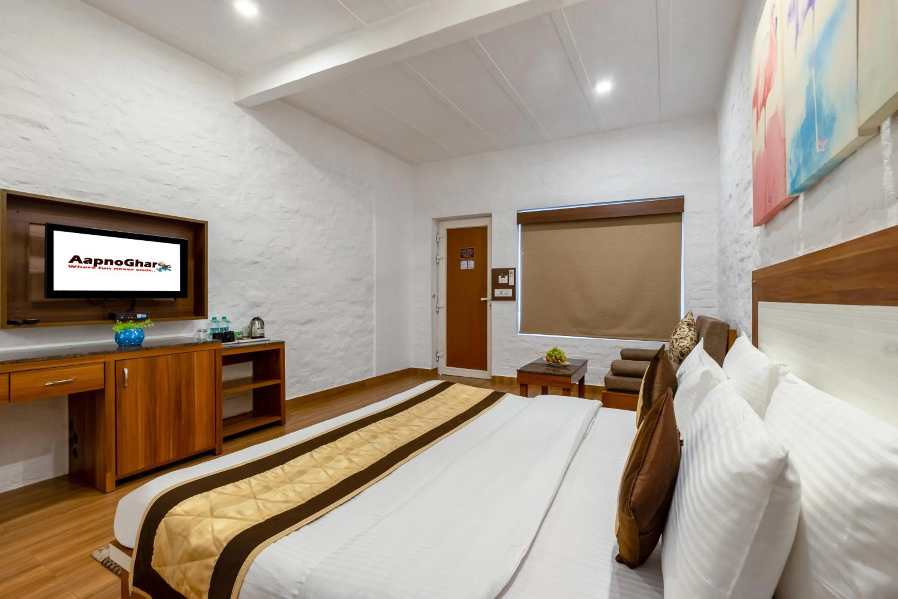 Bedroom in Aapno Ghar Resort & Amusement Park