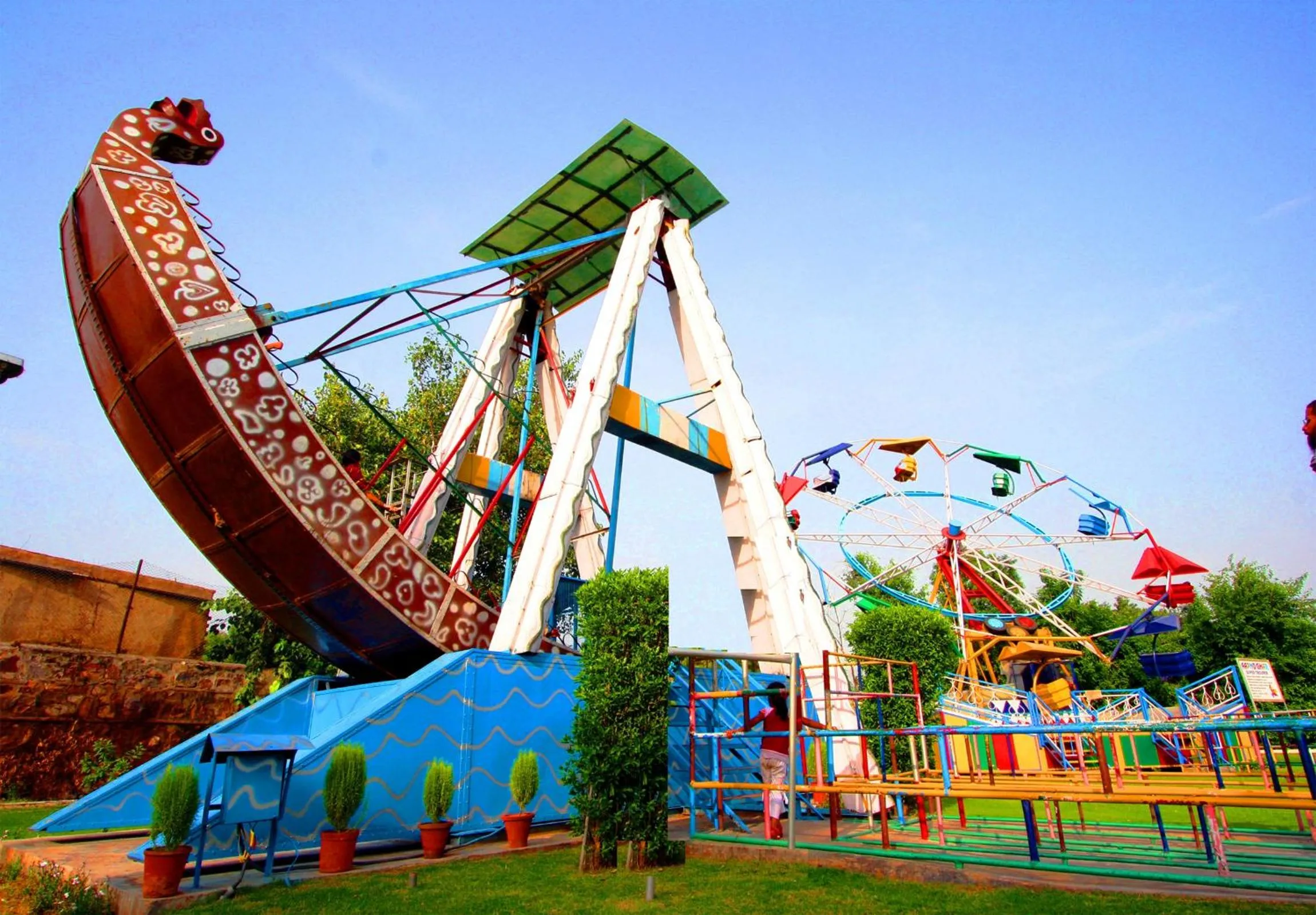 Children play ground in Aapno Ghar Resort & Amusement Park