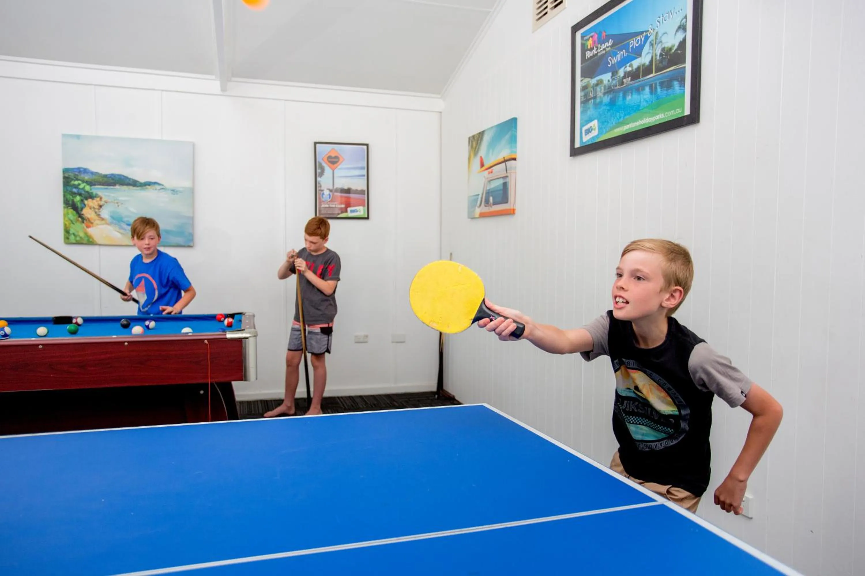 Table tennis in BIG4 Shepparton Park Lane Holiday Park