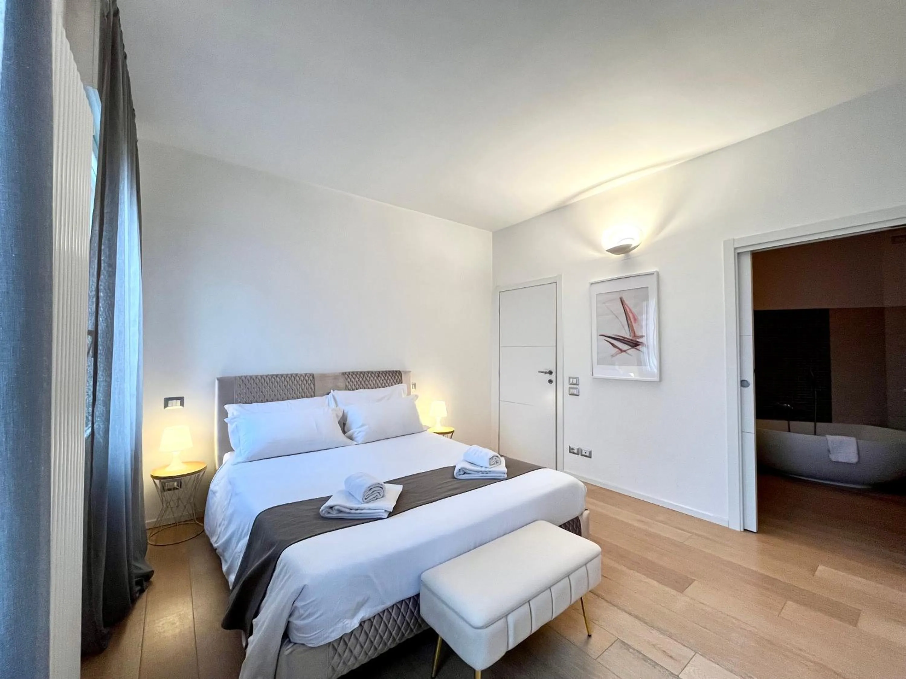 Bed in Appartamento Fusinato - Relax in centro