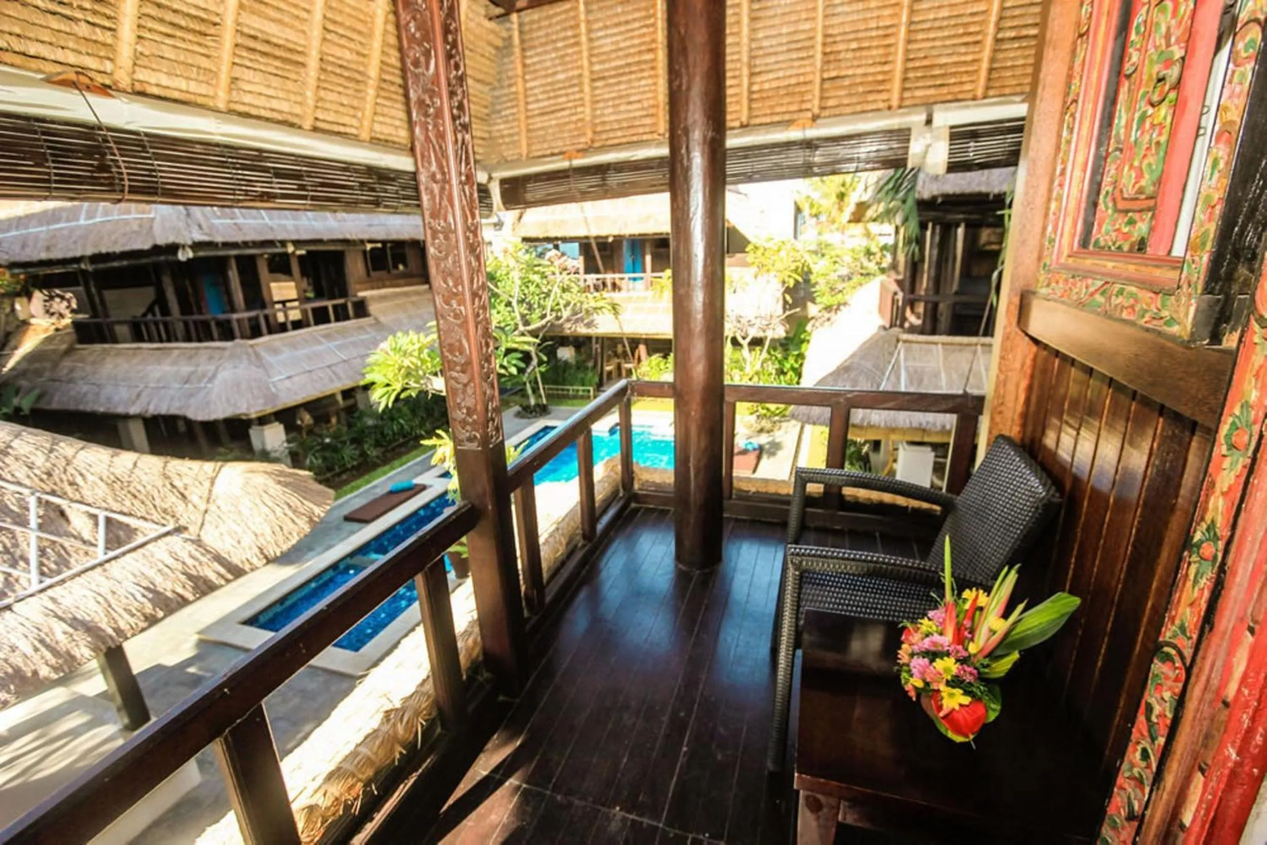 Balcony/Terrace in Radiant Jepun Villa