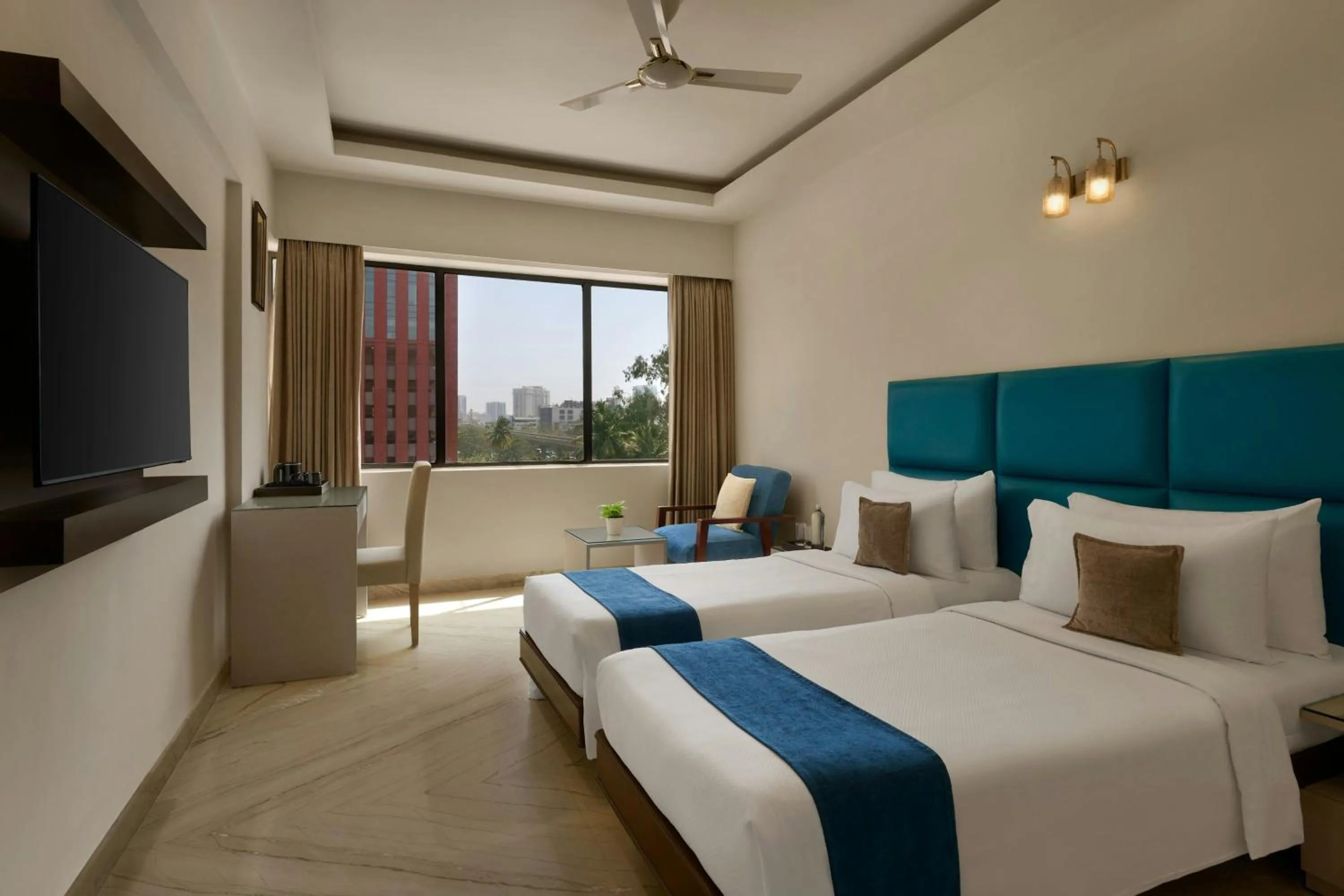 Bedroom, Bed in The Fern Residency Bengaluru, Yeshwanthpur, Series by Marriott