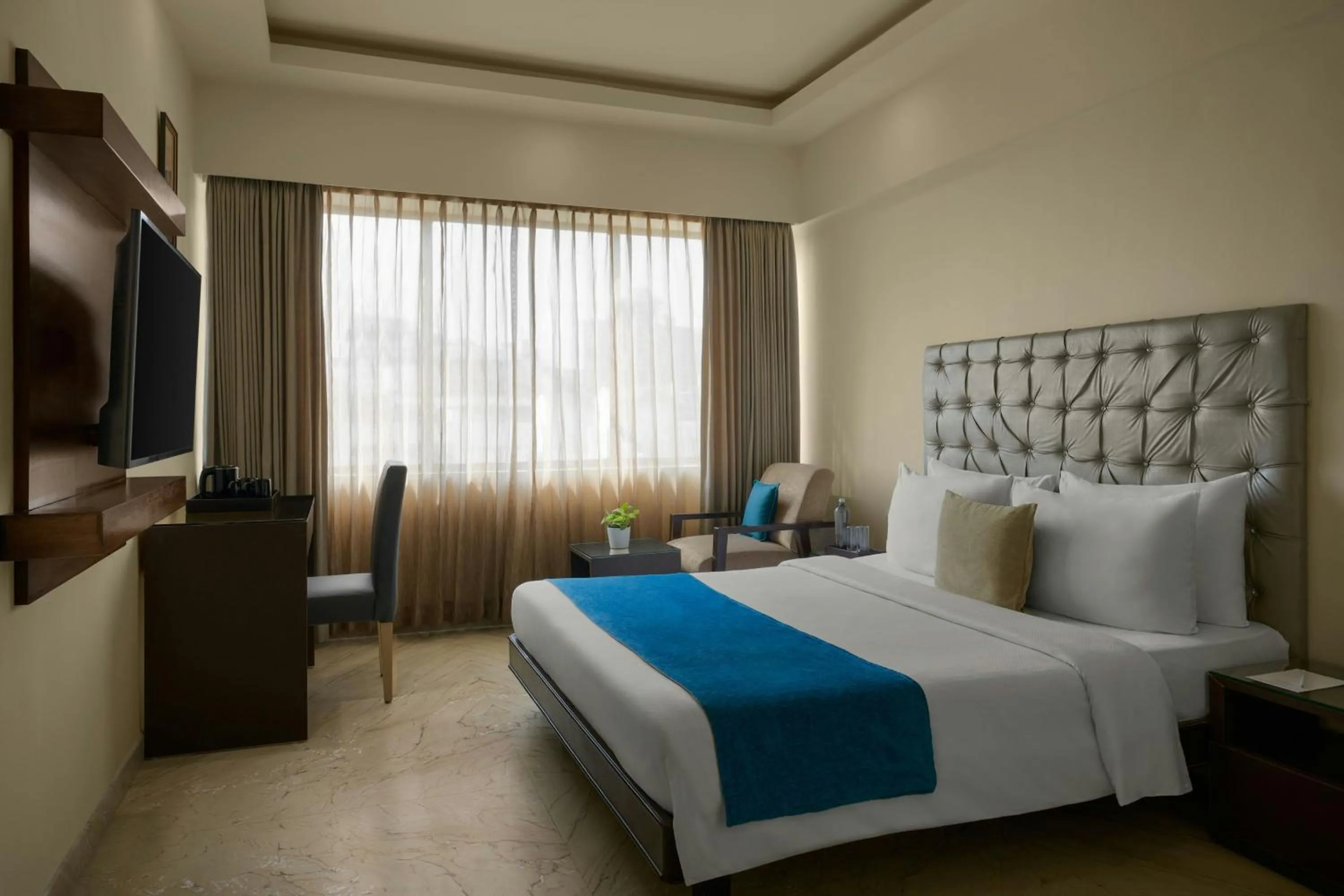 Bedroom, Bed in The Fern Residency Bengaluru, Yeshwanthpur, Series by Marriott