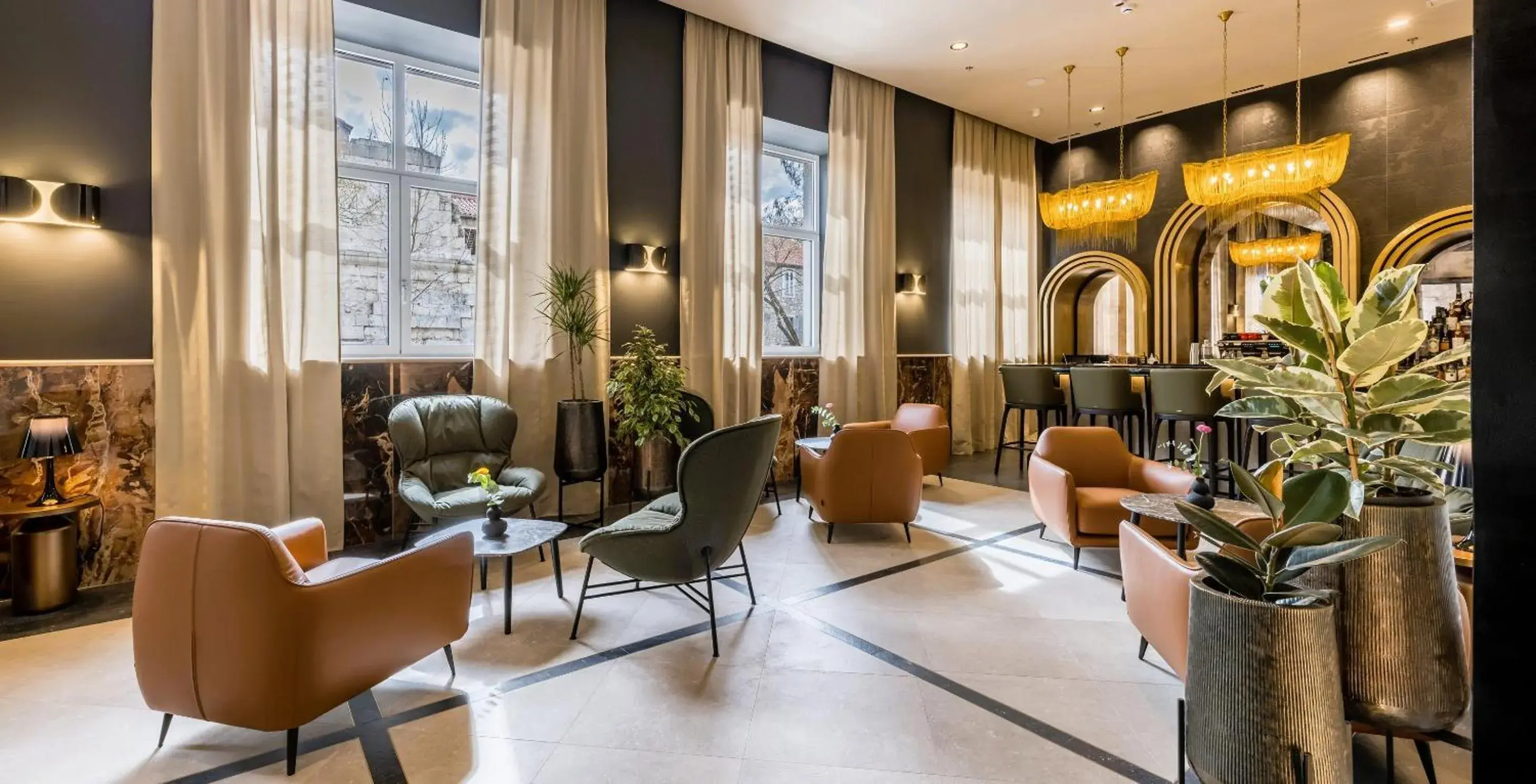 Lounge or bar in Cornaro Hotel Lounge or bar in Cornaro Hotel