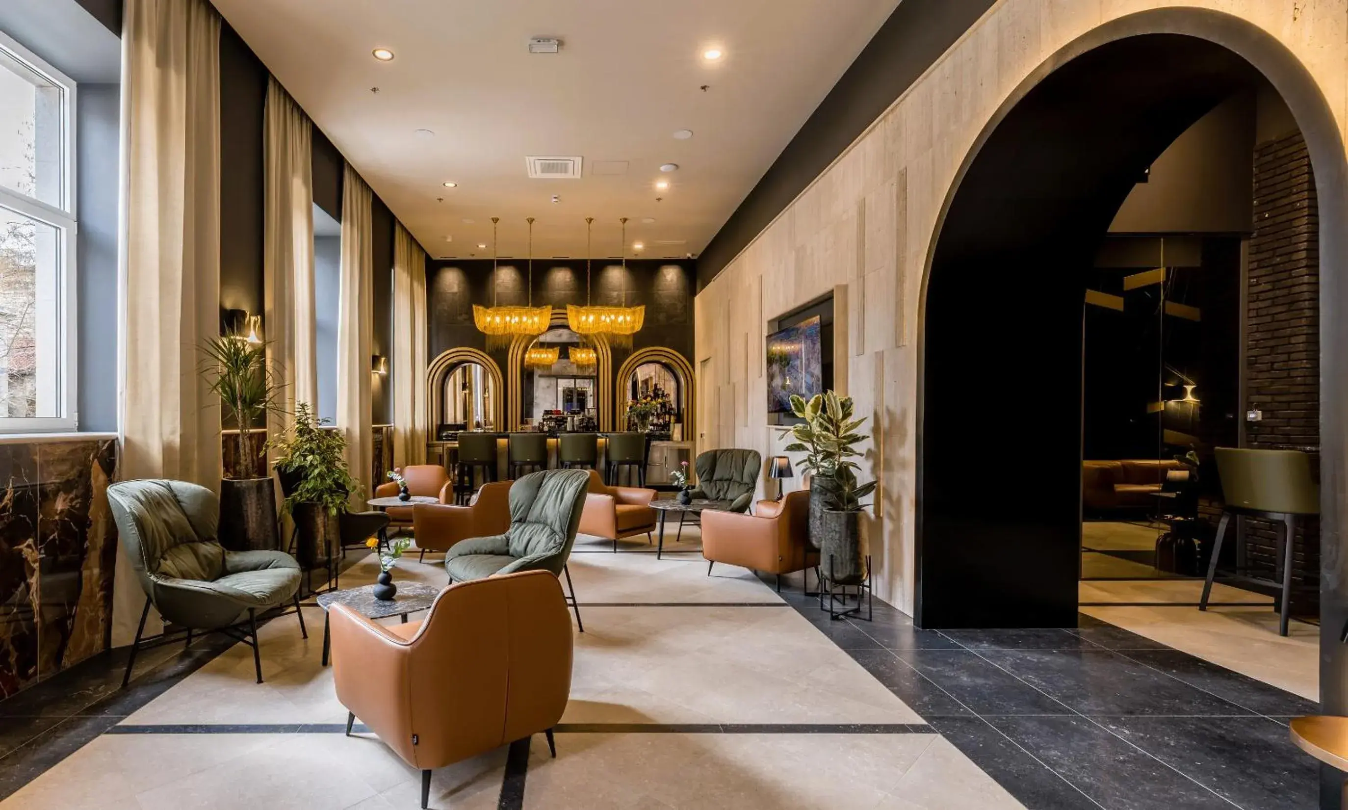 Lounge or bar in Cornaro Hotel Lounge or bar in Cornaro Hotel