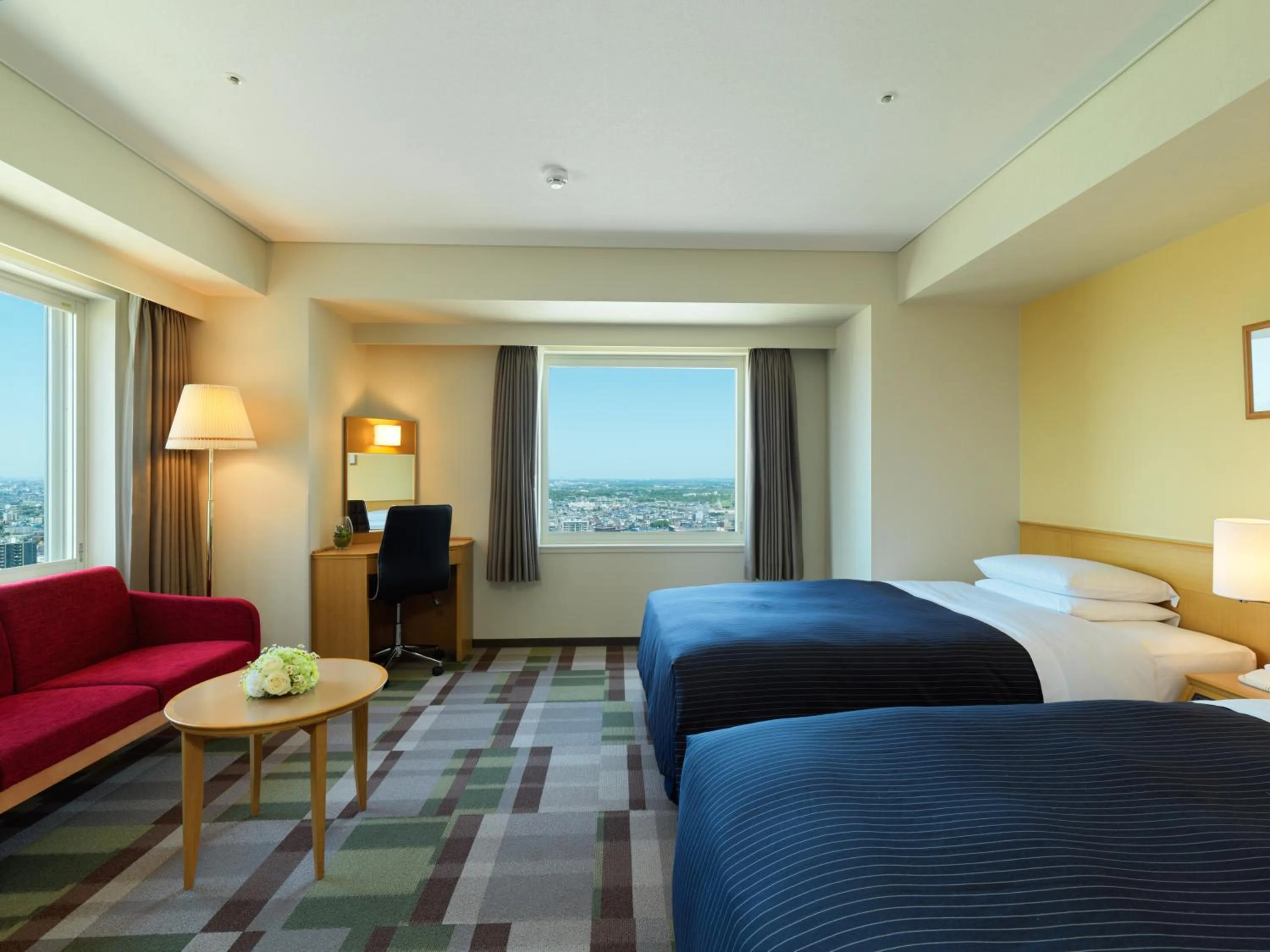 Photo of the whole room, Bed in Hotel Emisia Sapporo