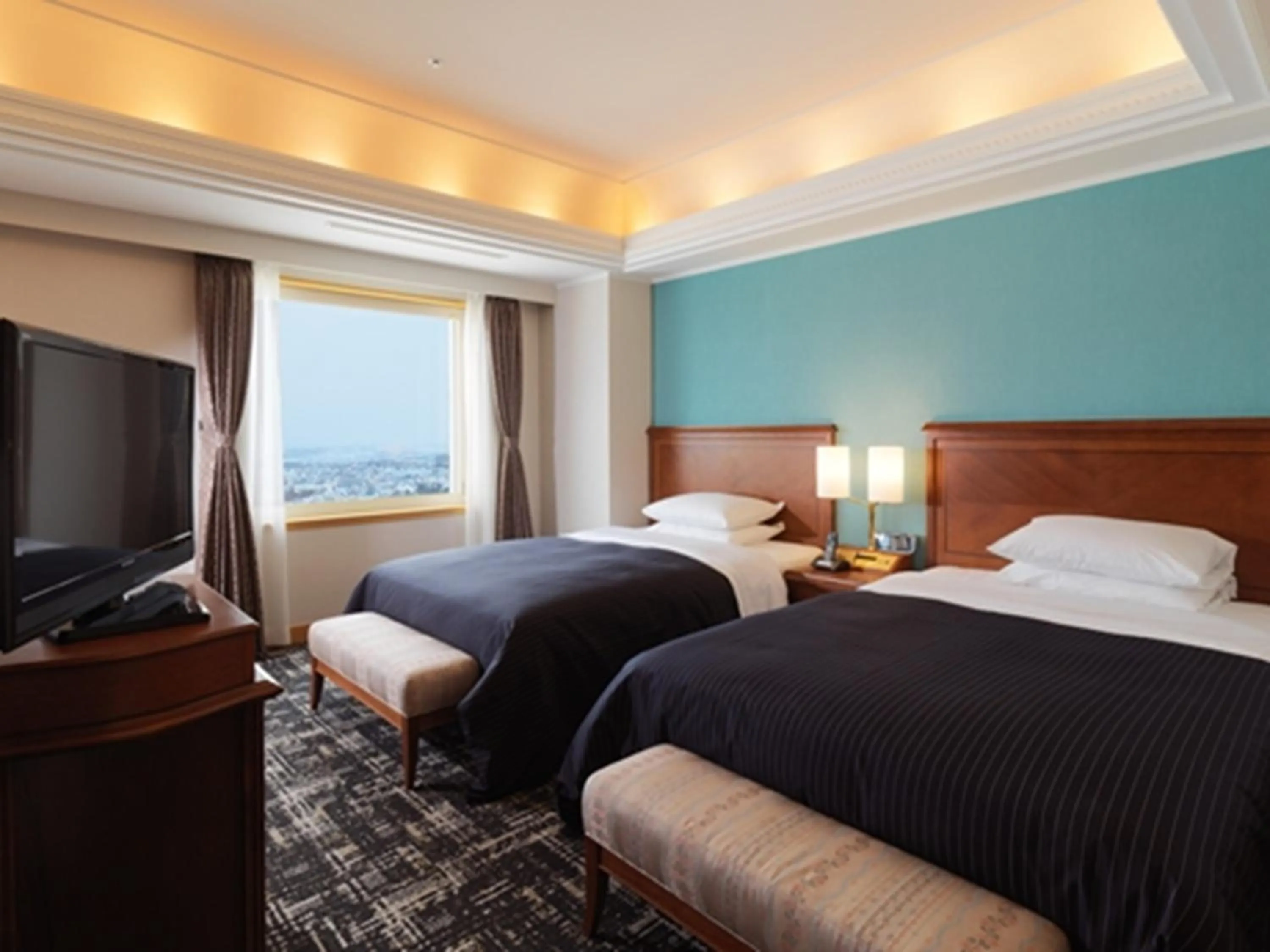 Photo of the whole room, Bed in Hotel Emisia Sapporo