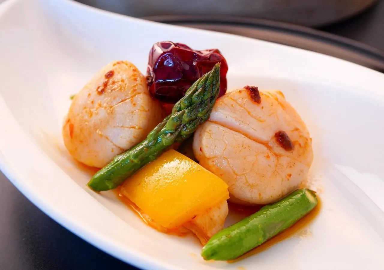 Dinner in Hotel Emisia Sapporo