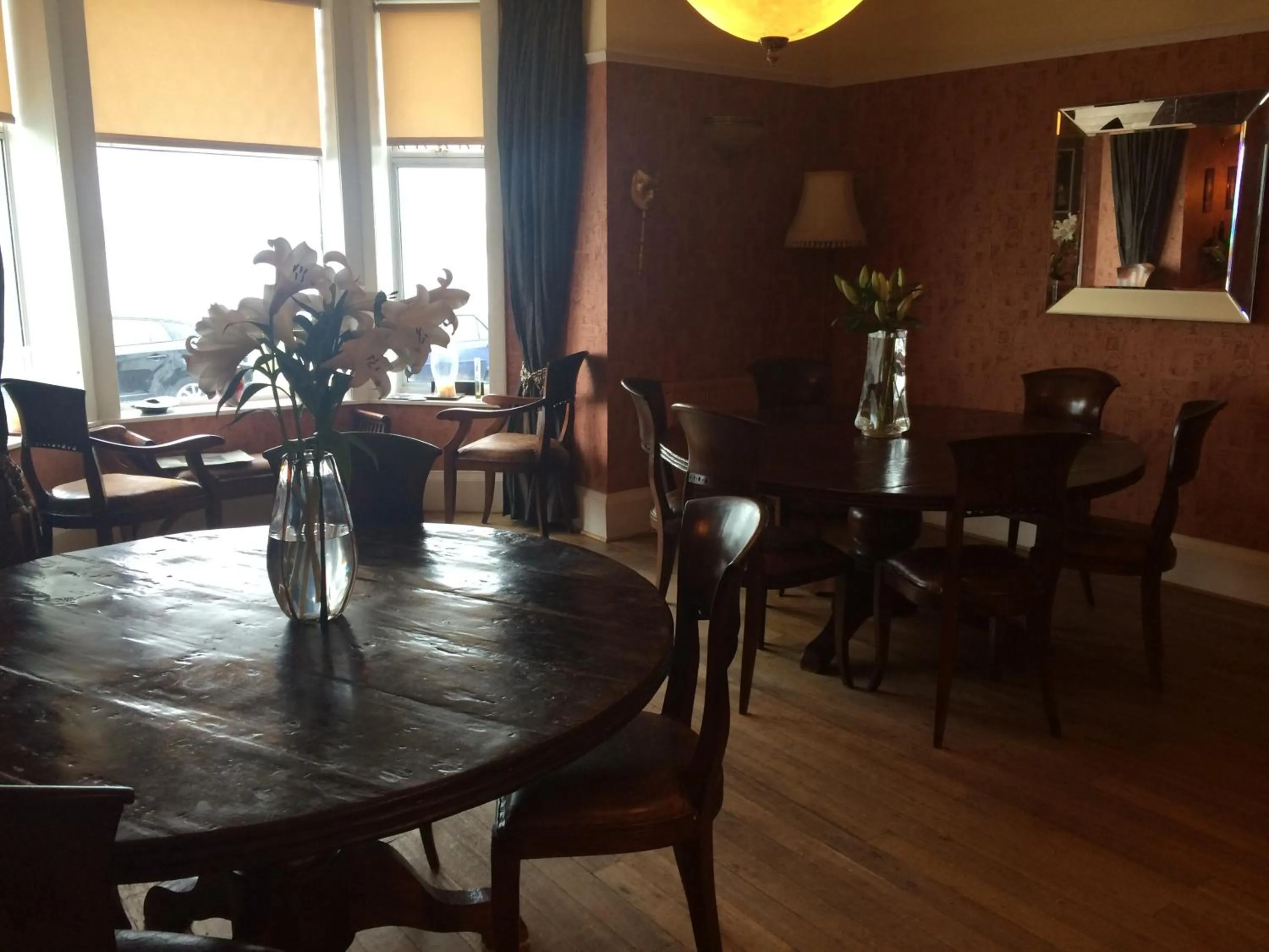 Dining area in Broom Lodge