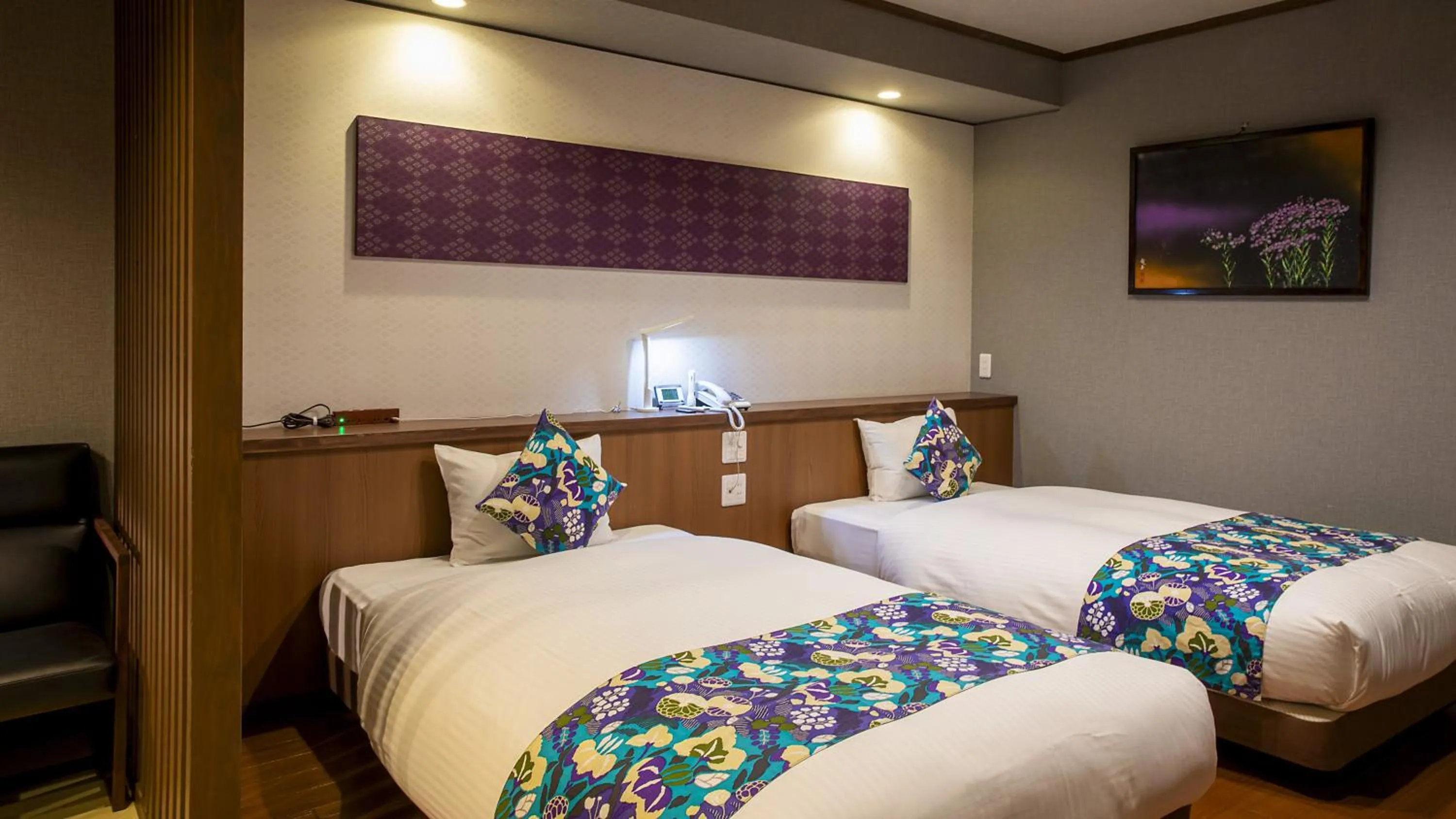 Bed in Hanare no yado Kamigakure