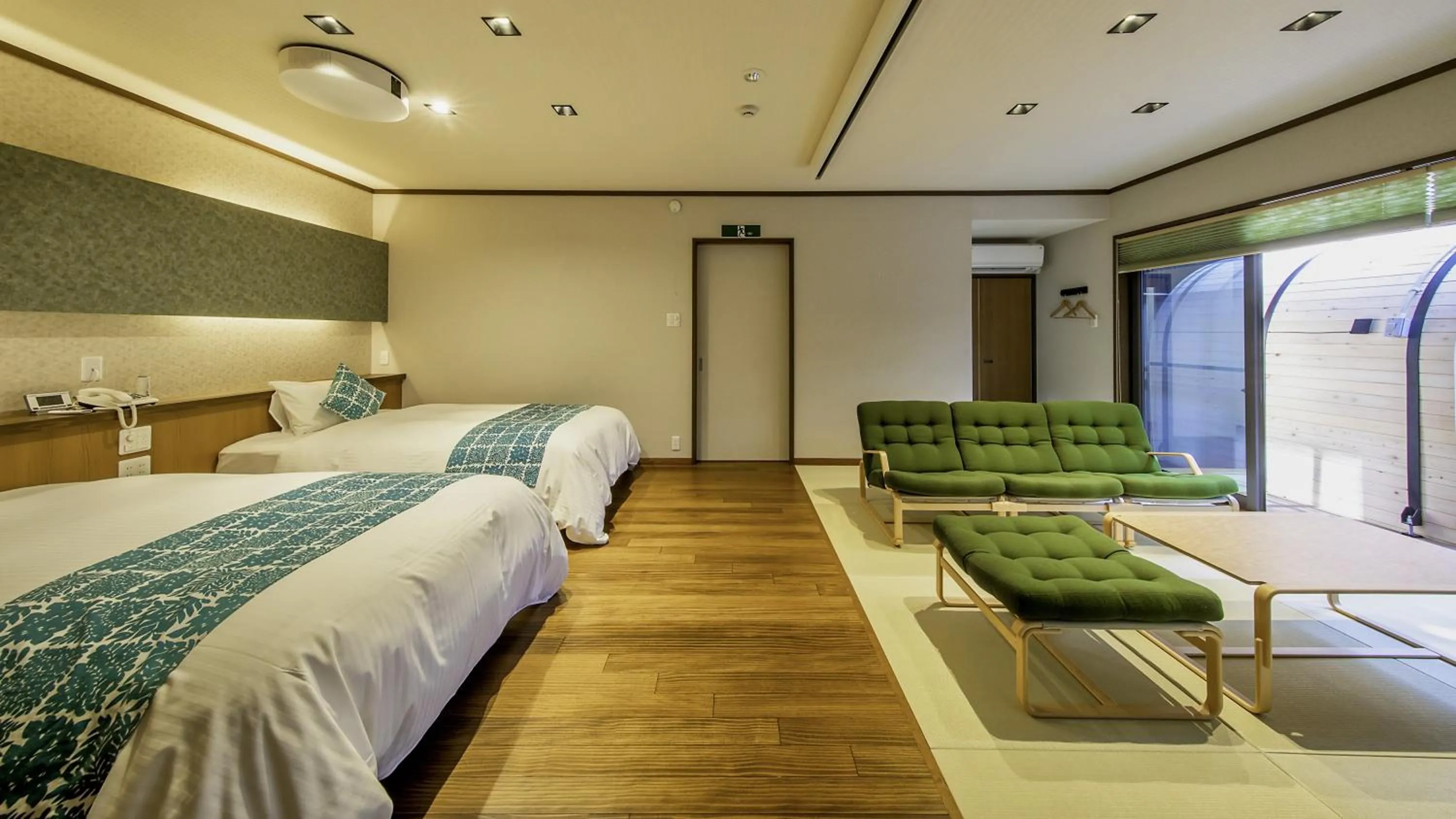 Bed in Hanare no yado Kamigakure