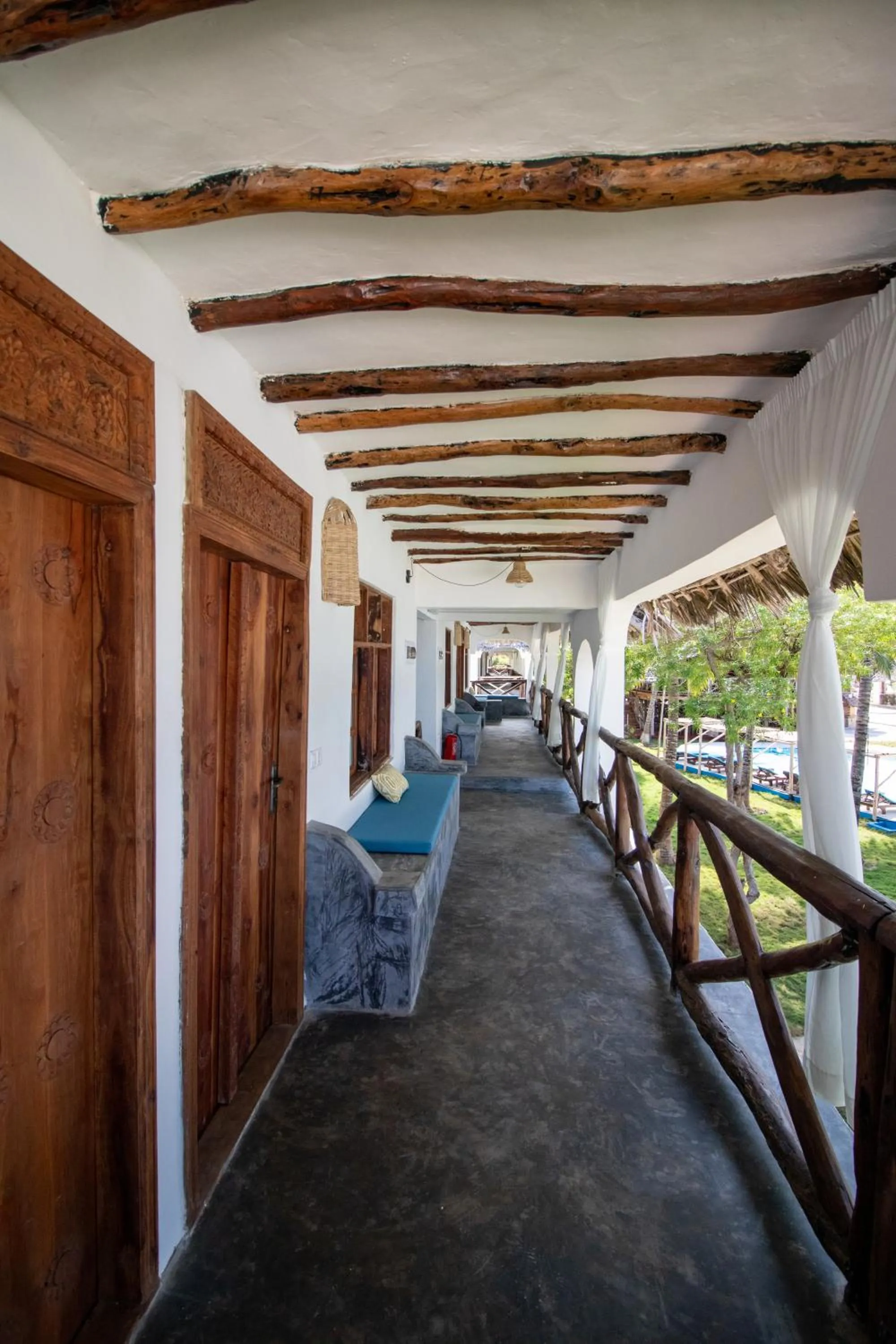 Balcony/Terrace in Nest Style Beach Hotel Zanzibar