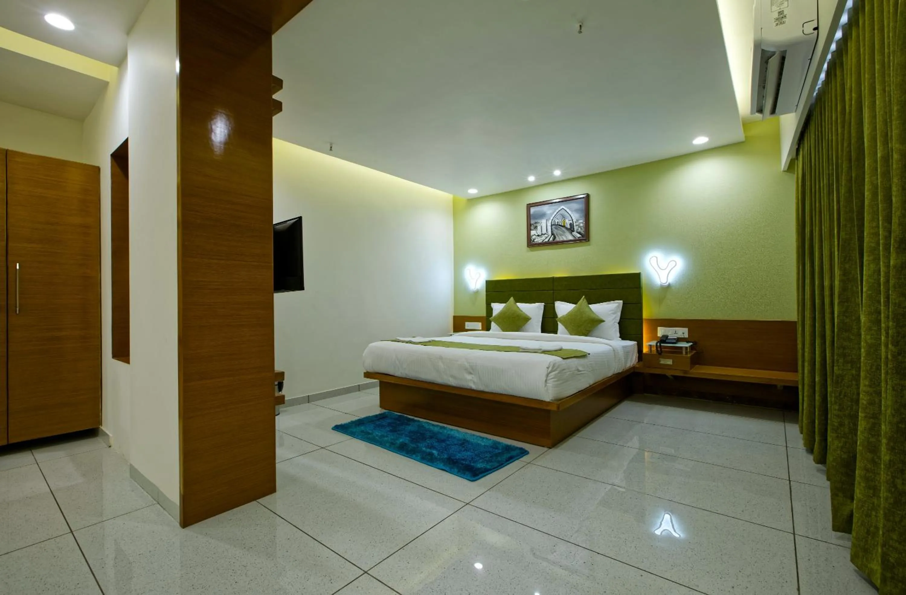 Bed in HOTEL AURELLIA