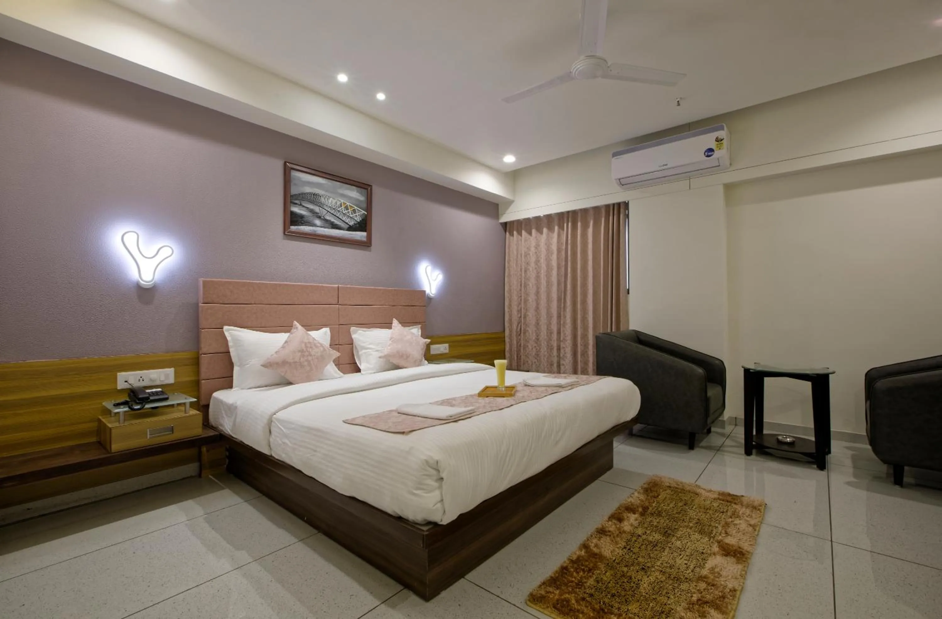 Bed in HOTEL AURELLIA