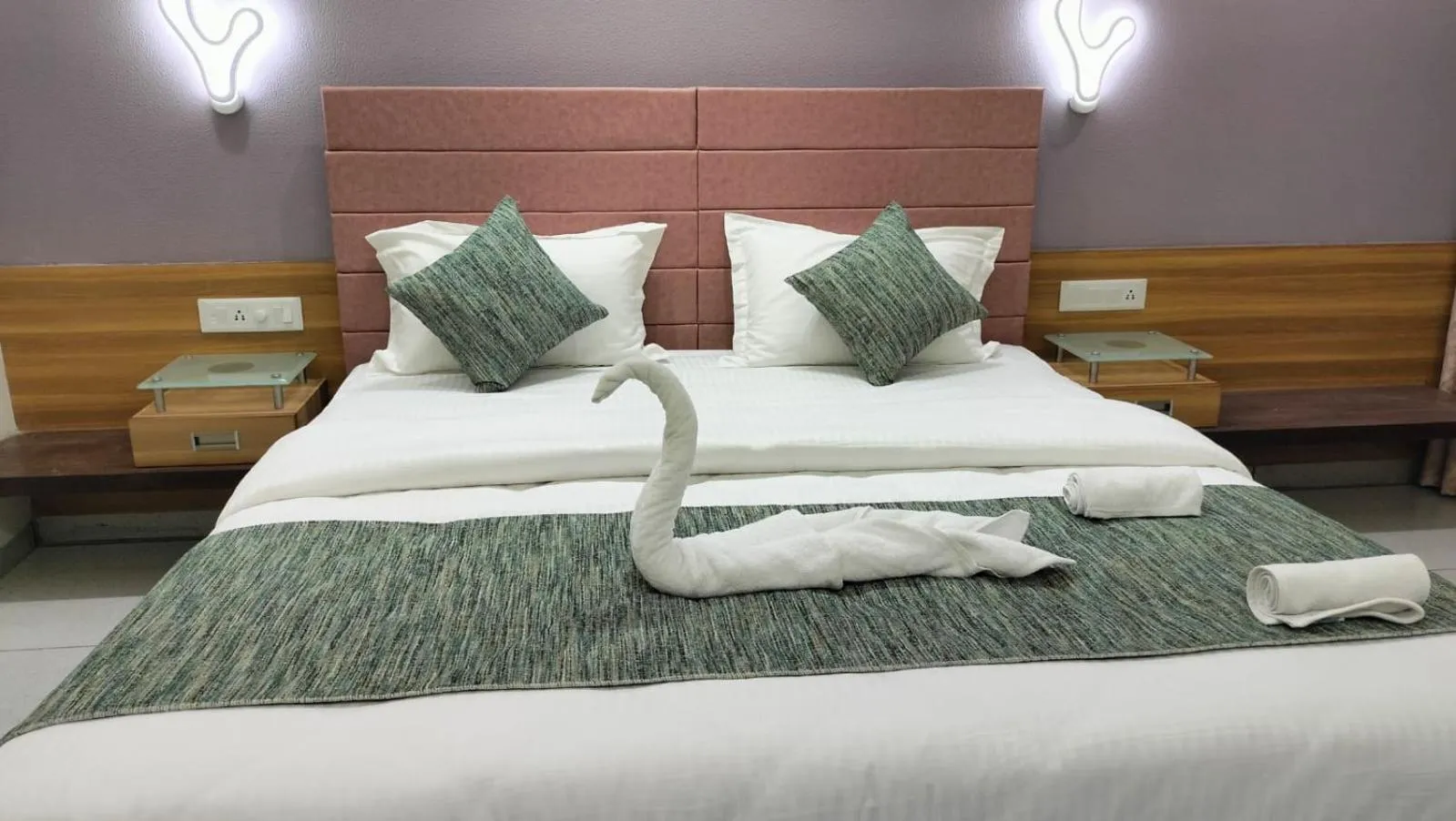 Bed in HOTEL AURELLIA