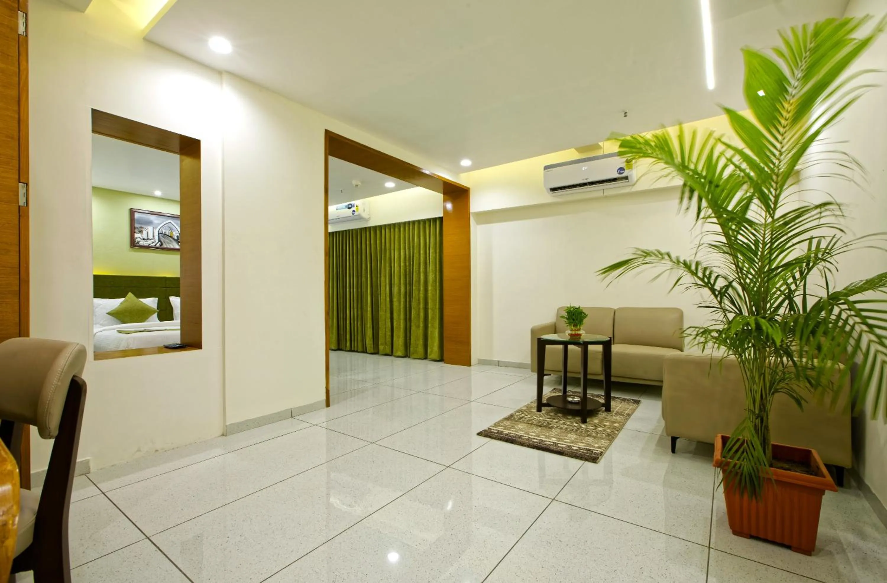 Seating area in HOTEL AURELLIA