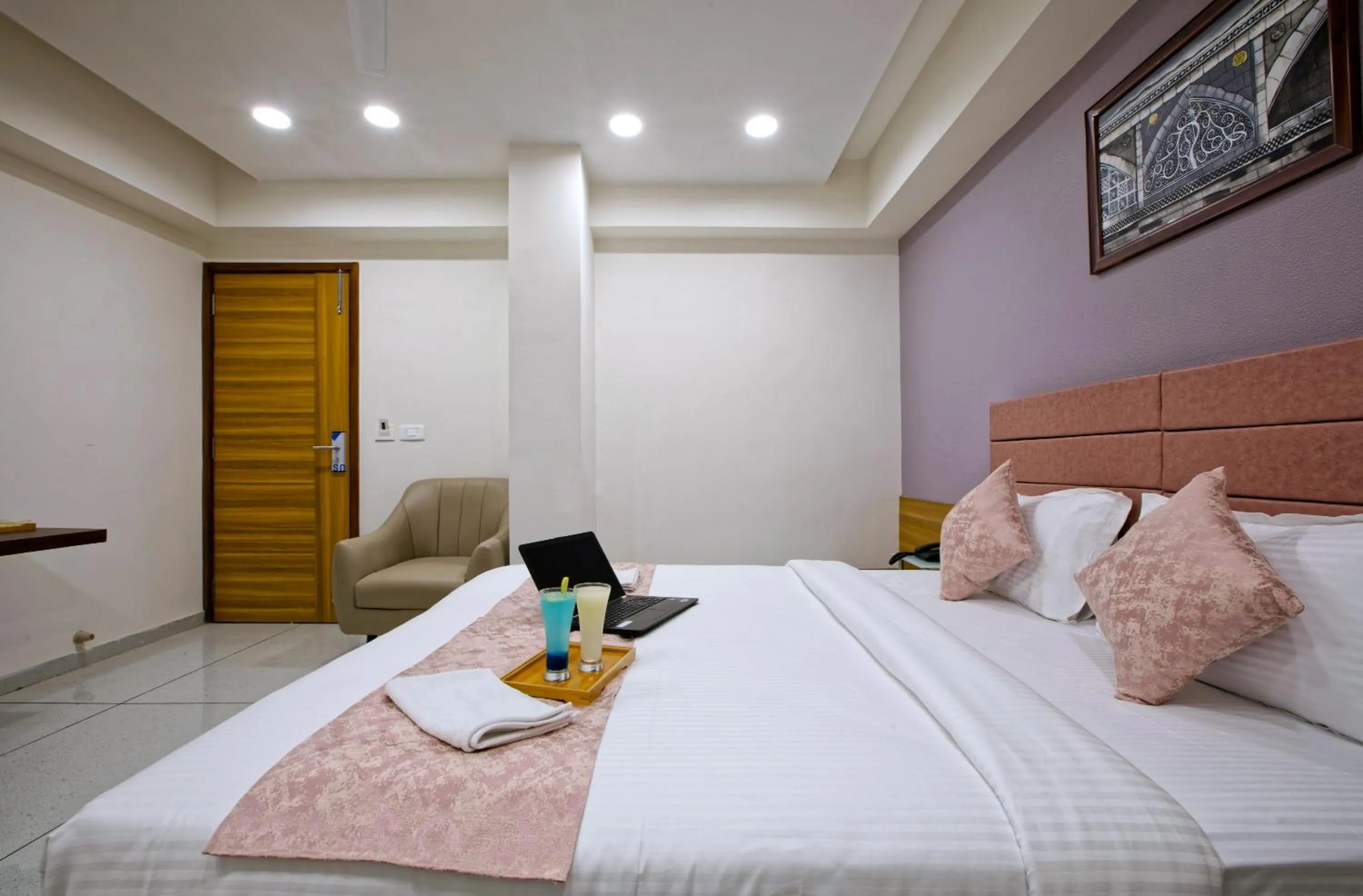 Bed in HOTEL AURELLIA