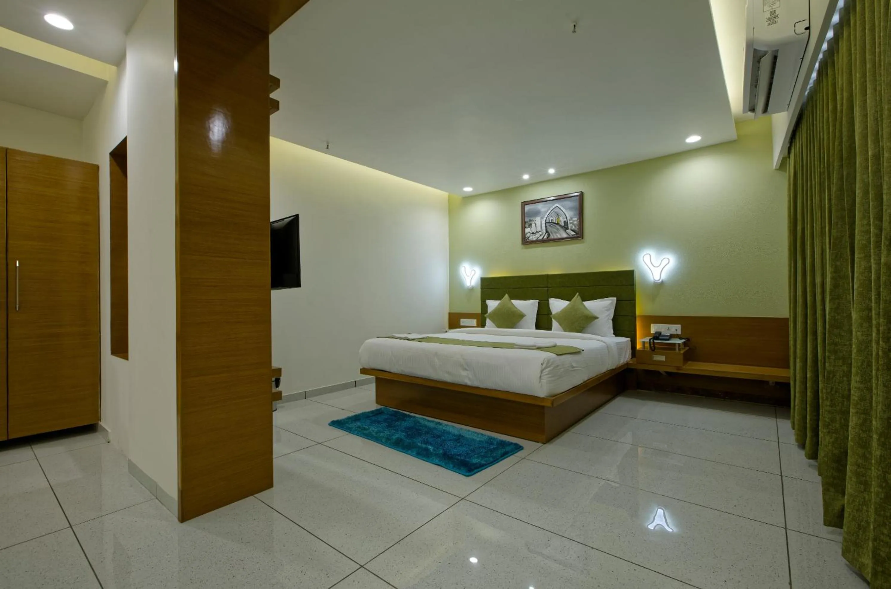 Bed in HOTEL AURELLIA