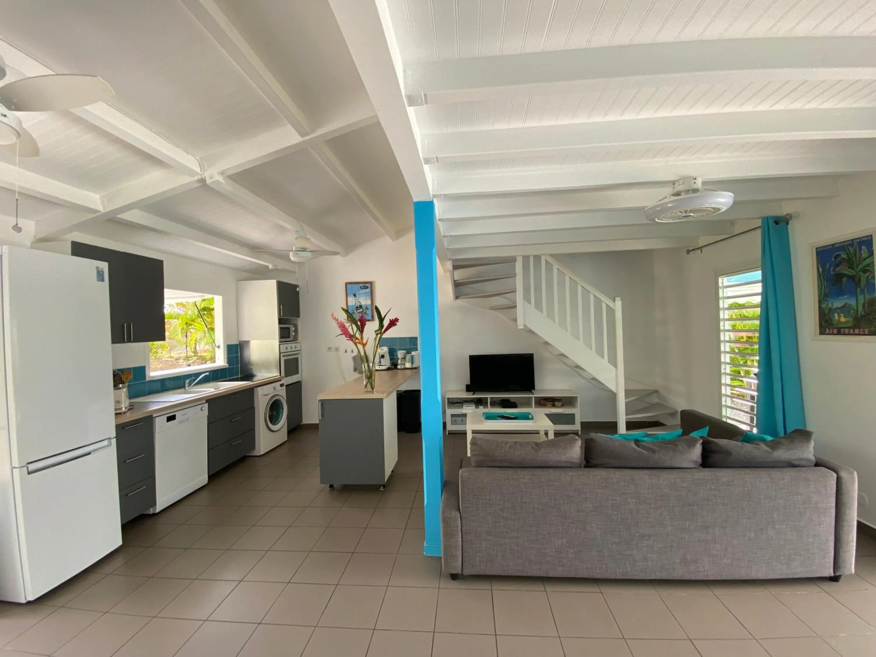 Villa Ti Bleu Caraïbes 8 Personnes à St François