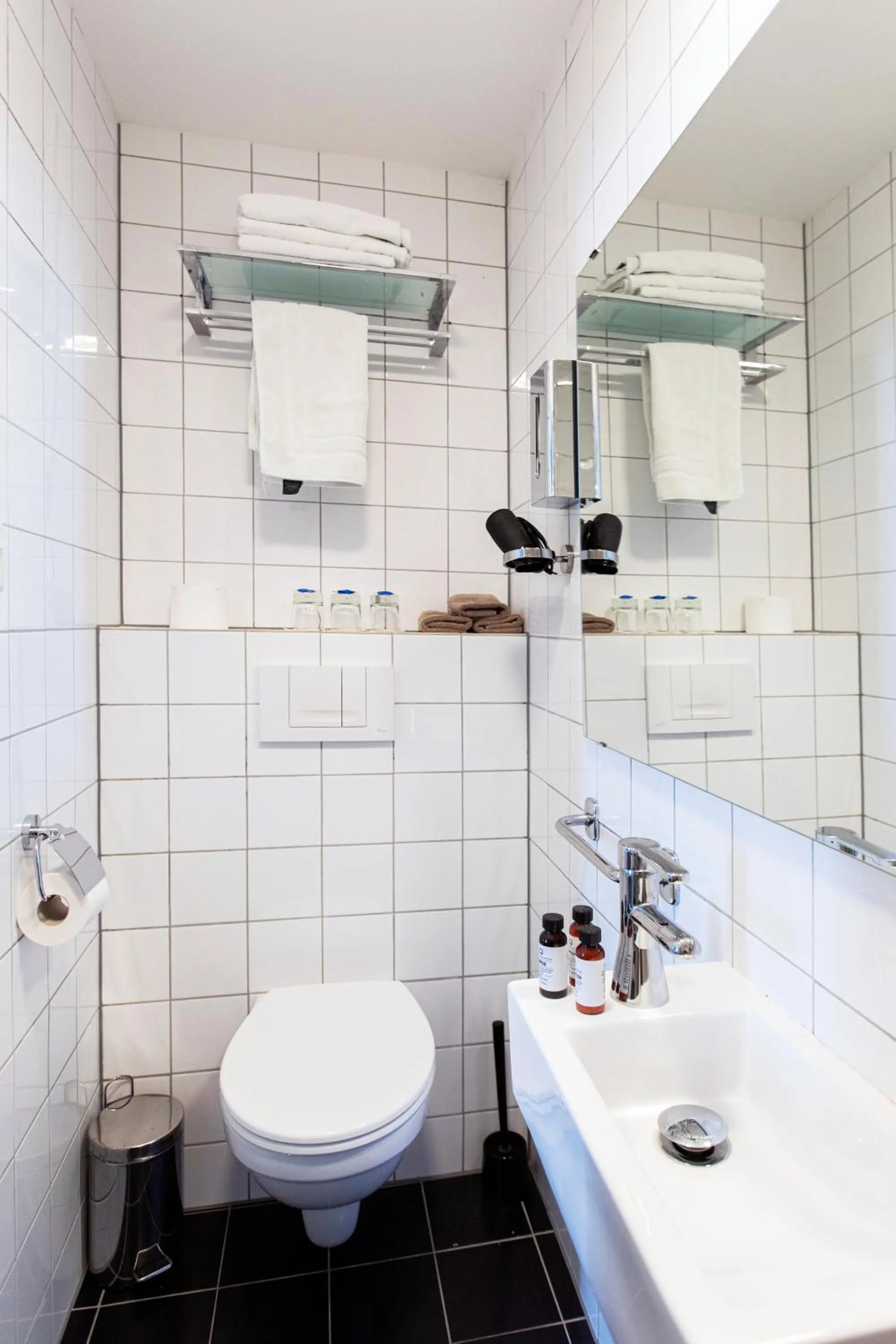 Toilet in Quentin Amsterdam Hotel