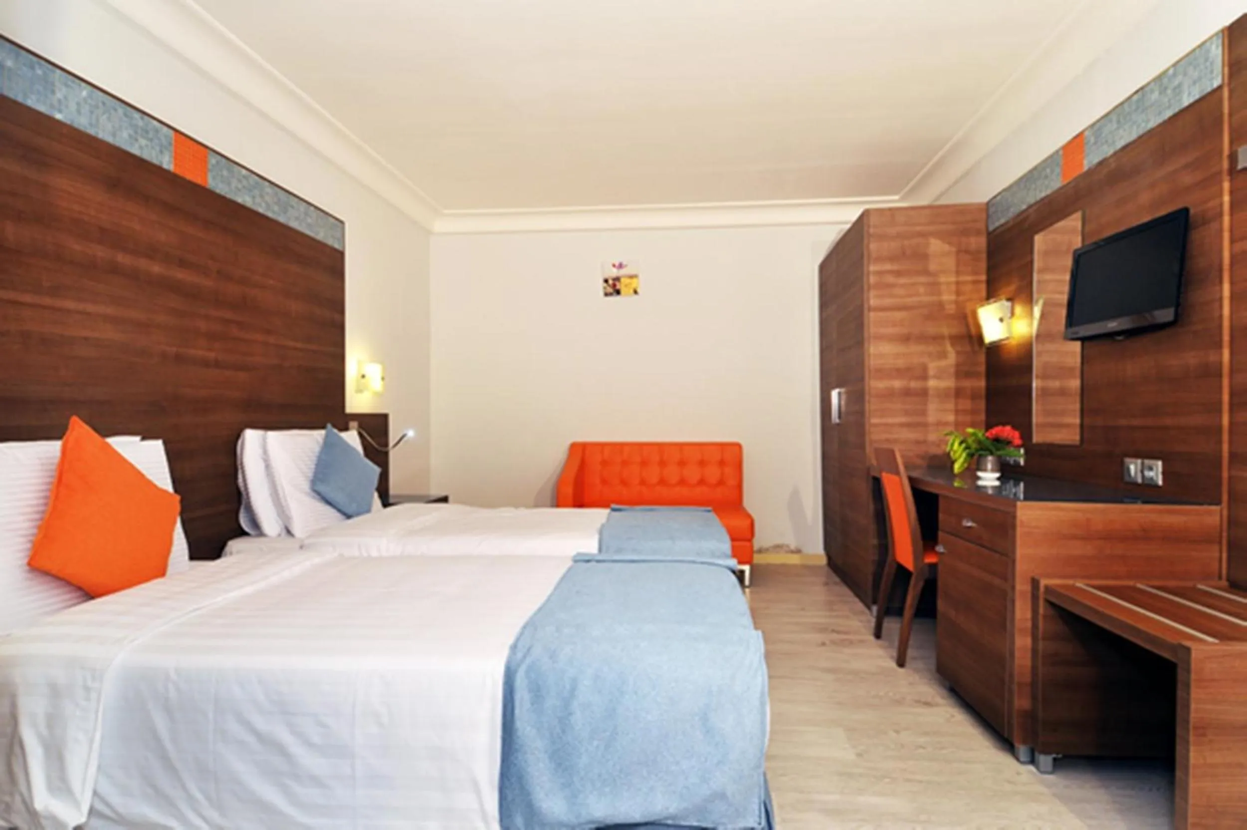 Photo of the whole room, Bed in Benin Royal Hotel