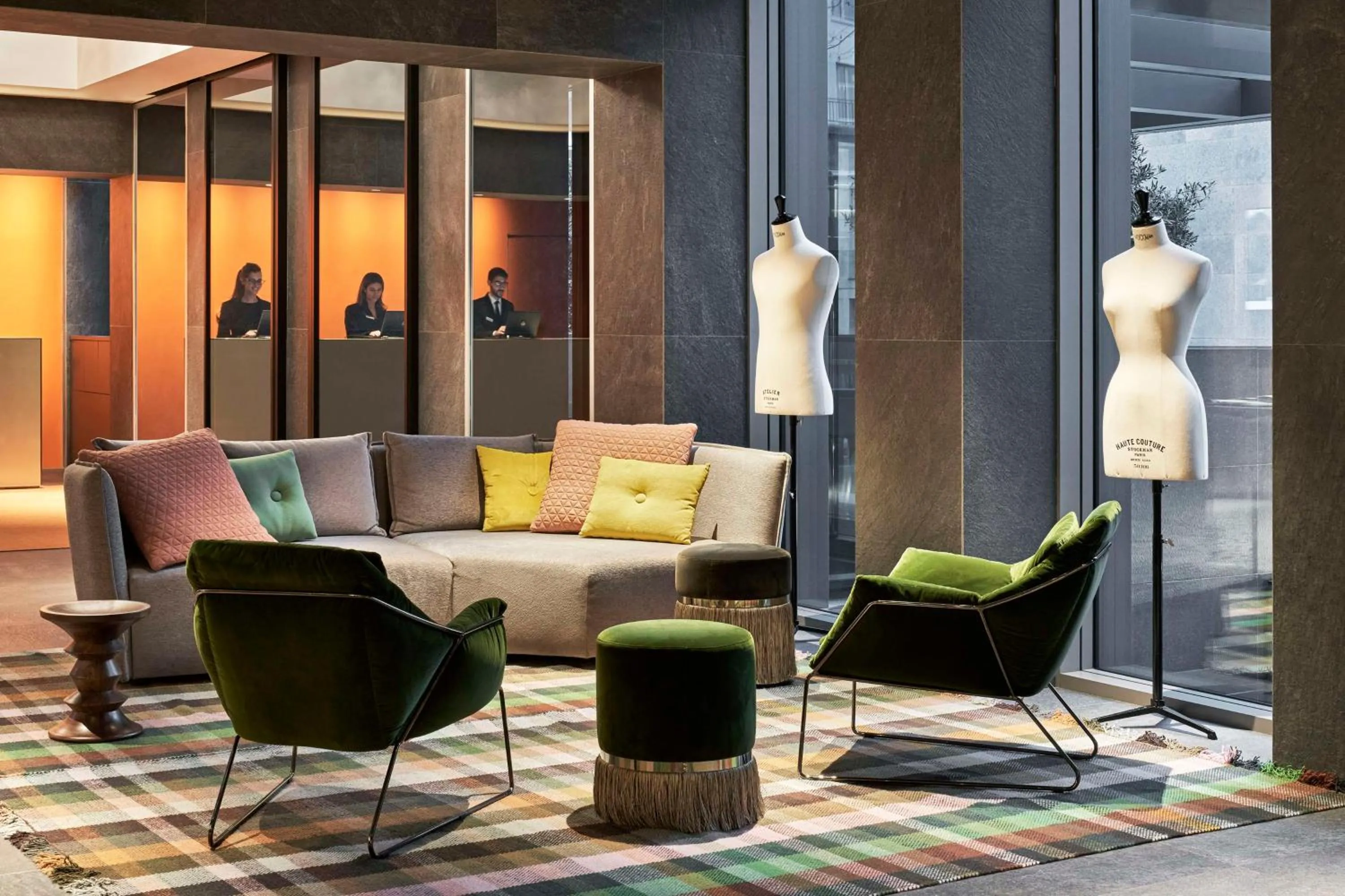 Lobby or reception in Hyatt Centric Milan Centrale