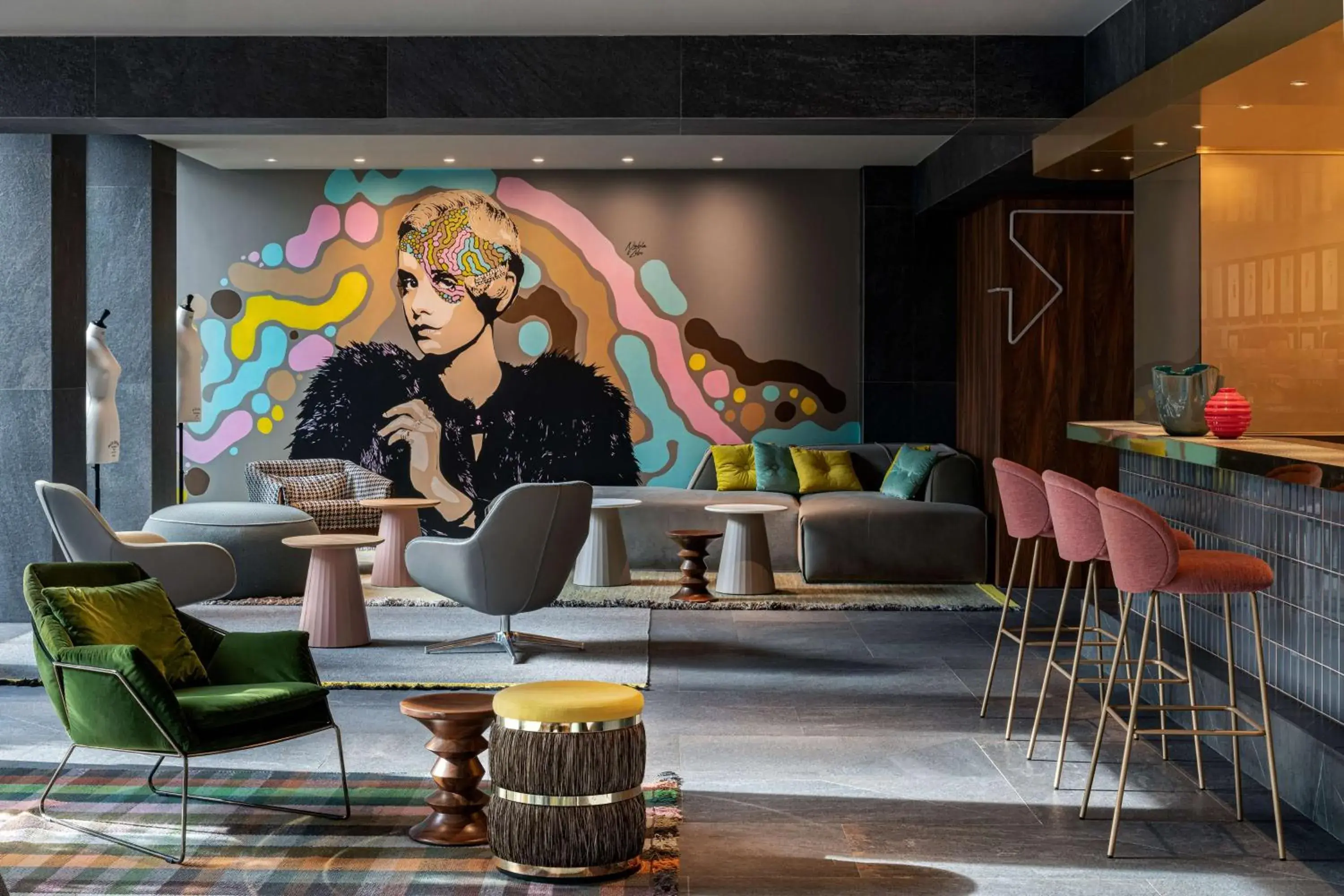 Lobby or reception in Hyatt Centric Milan Centrale Lobby or reception in Hyatt Centric Milan Centrale